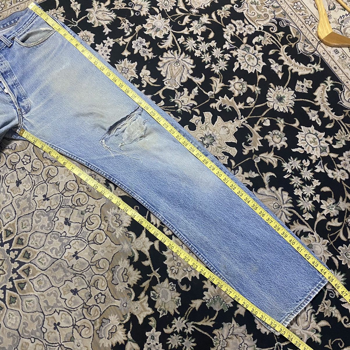 Levi's Vintage 80s Levis 501 Distressed Nice Grateful Dead Jeans Size US 35 - 20 Thumbnail