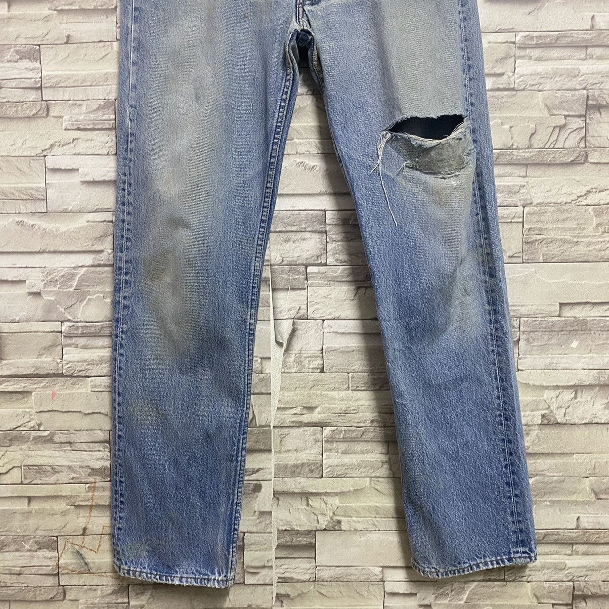 Levi's Vintage 80s Levis 501 Distressed Nice Grateful Dead Jeans Size US 35 - 8 Thumbnail