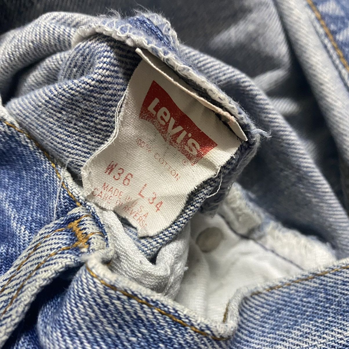 Levi's Vintage 80s Levis 501 Distressed Nice Grateful Dead Jeans Size US 35 - 17 Thumbnail