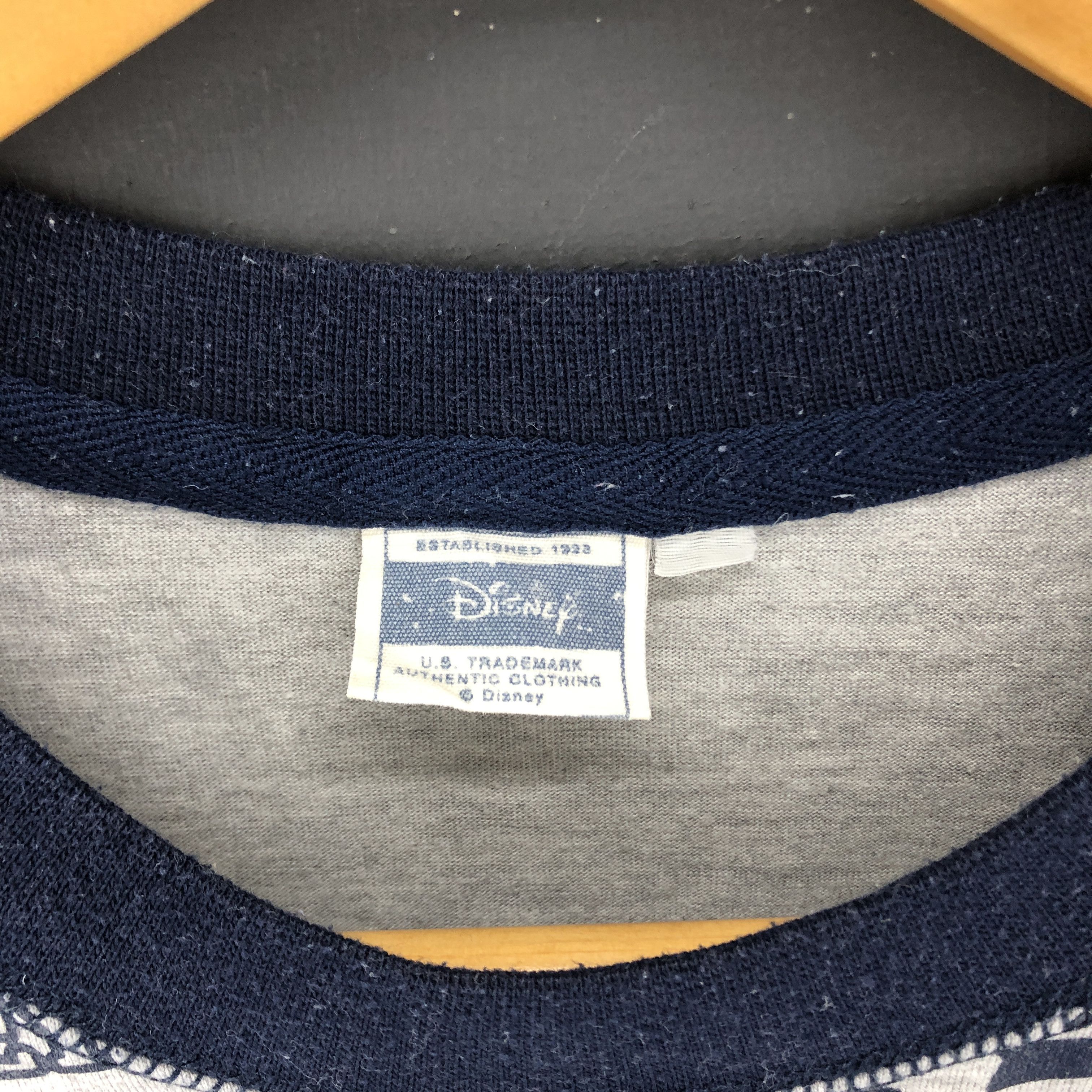 Disney MICKEY MOUSE Crew Neck Sweatshirt #1888-47 Size M / US 6-8 / IT 42-44 - 3 Thumbnail
