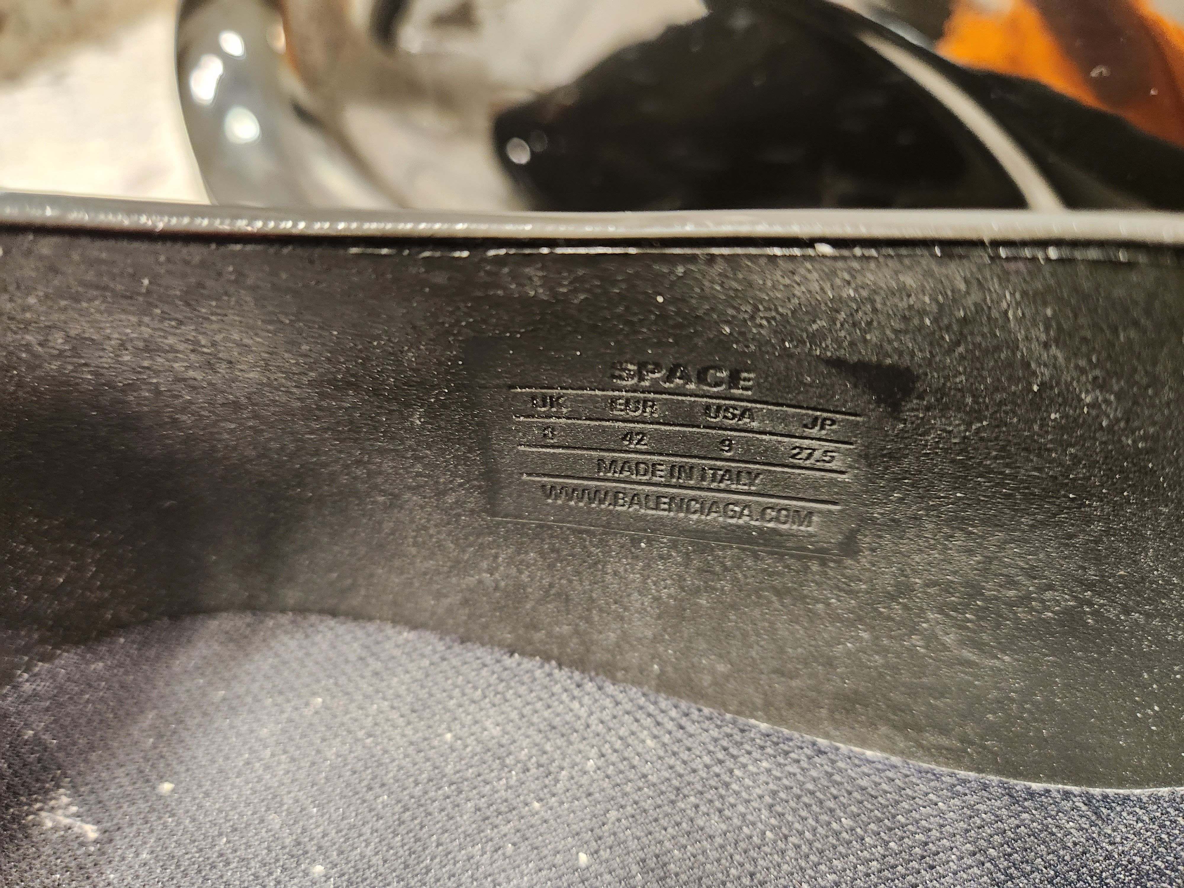 Balenciaga Space shoe in shiny black Size US 9 / EU 42 - 3 Thumbnail