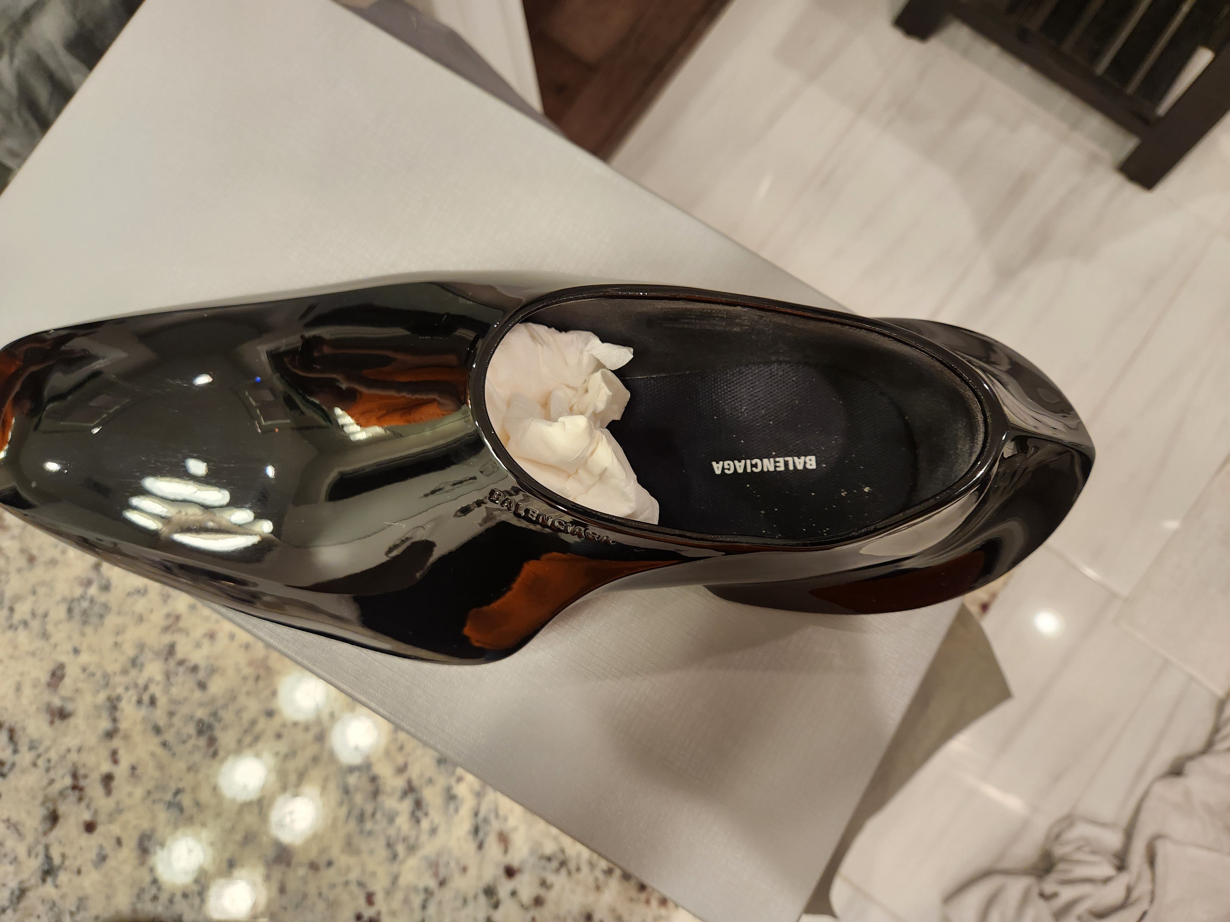 Balenciaga Space shoe in shiny black Size US 9 / EU 42 - 11 Thumbnail