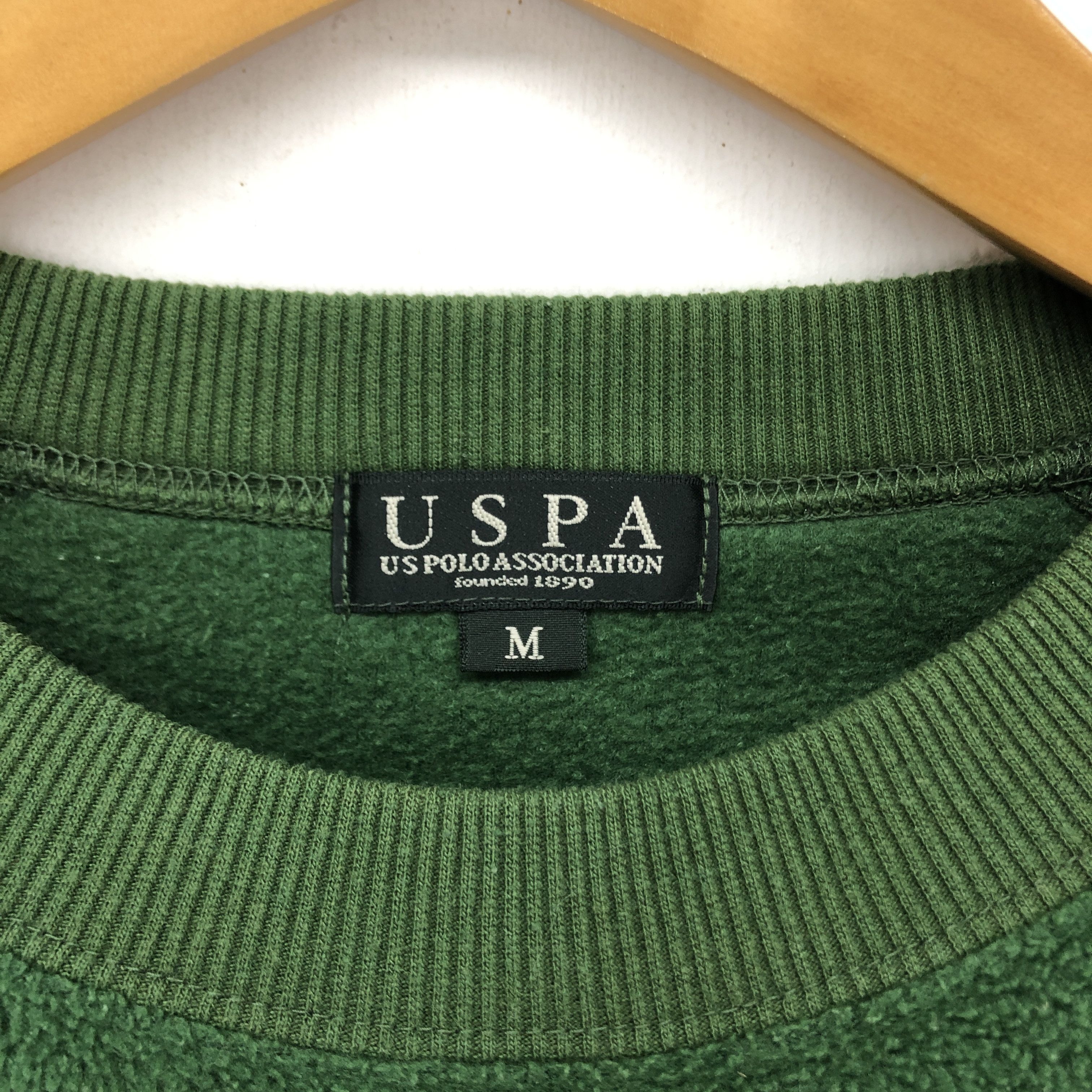 U.S. Polo Assn. USPA Crew Neck Fleece Sweatshirt #1658-61 Size US M / EU 48-50 / 2 - 4 Thumbnail