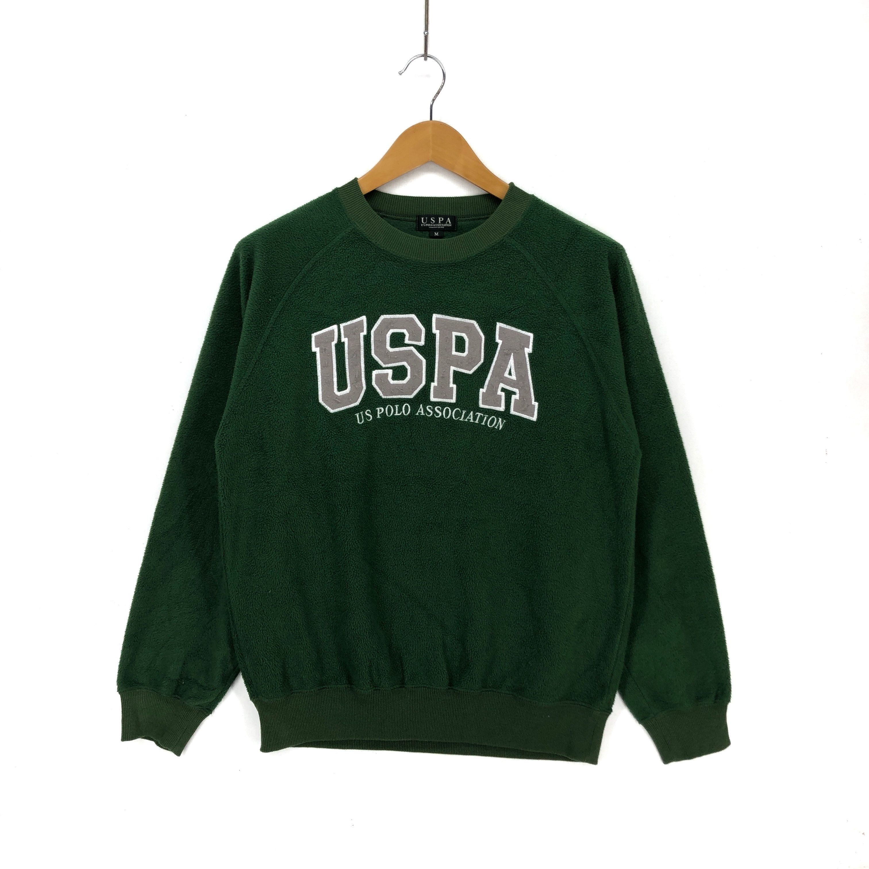 U.S. Polo Assn. USPA Crew Neck Fleece Sweatshirt #1658-61 Size US M / EU 48-50 / 2 - 1 Thumbnail