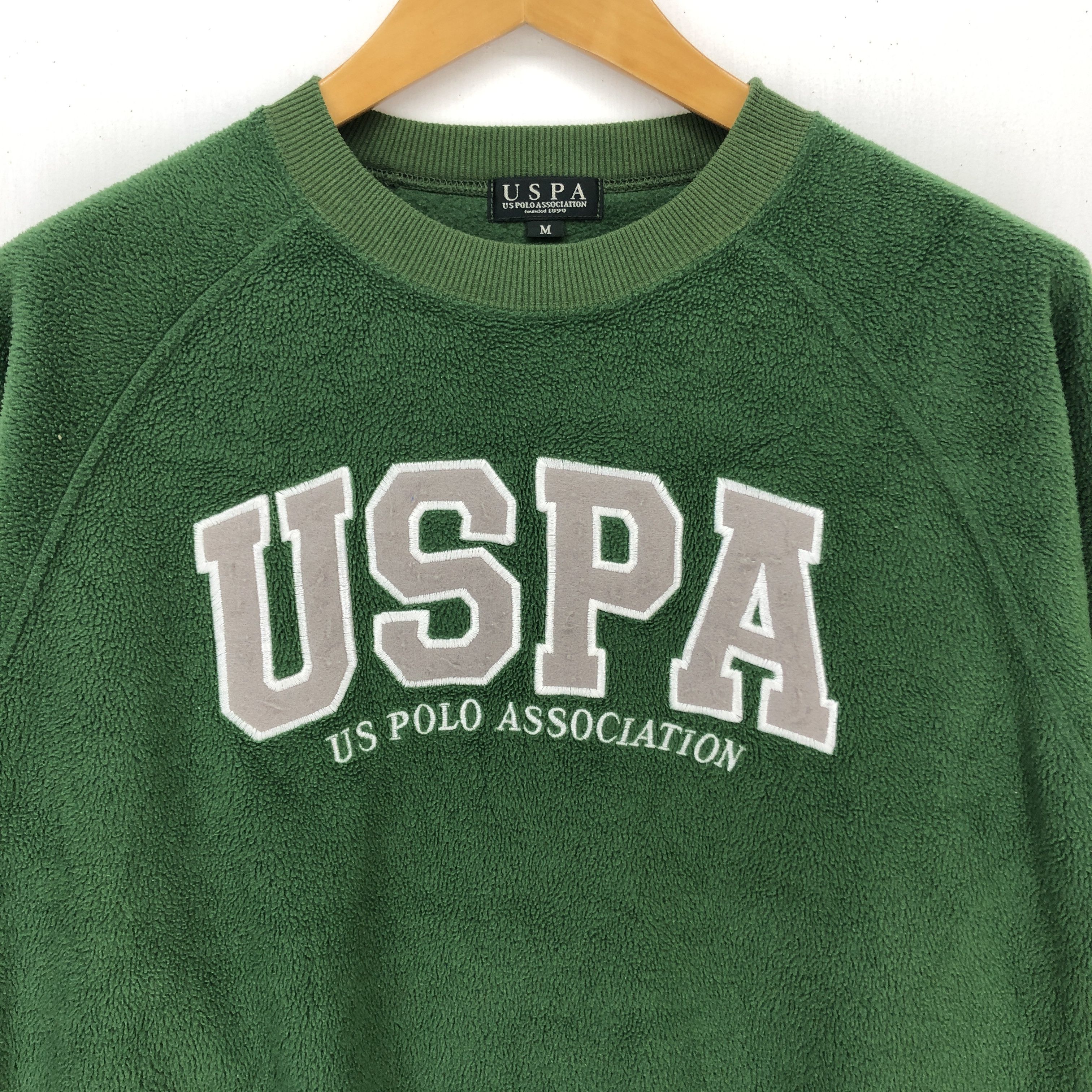 U.S. Polo Assn. USPA Crew Neck Fleece Sweatshirt #1658-61 Size US M / EU 48-50 / 2 - 2 Thumbnail