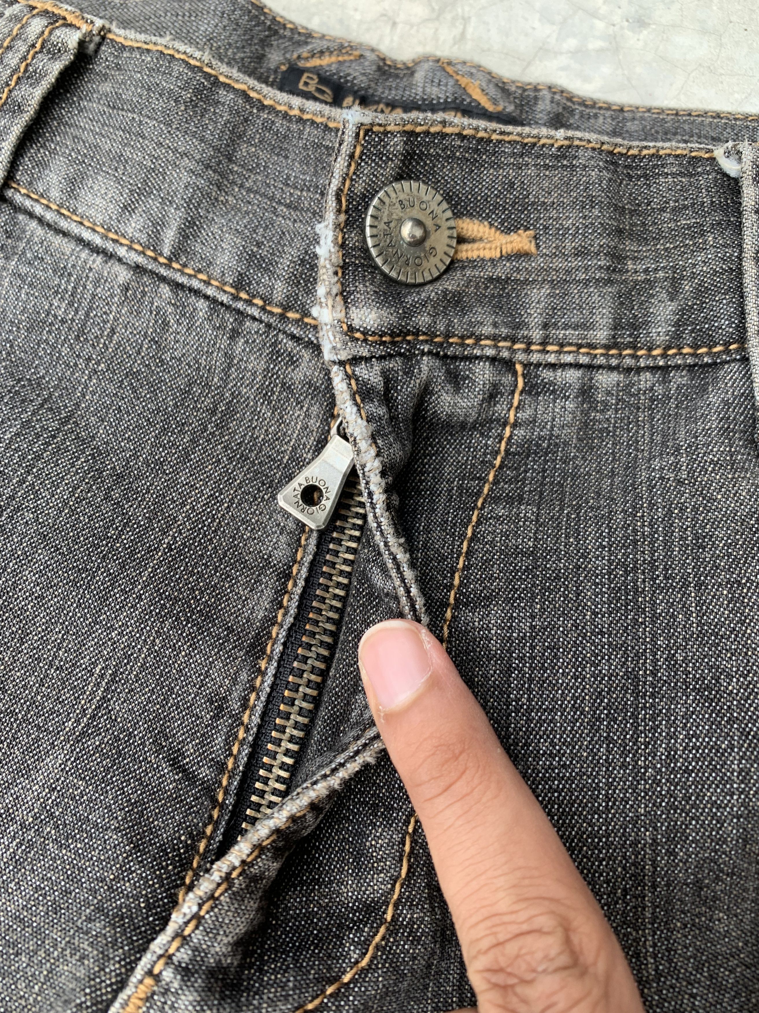 Japanese Brand Buona Giornata Stretchable Flare Denim Jeans Size US 29 - 11 Thumbnail