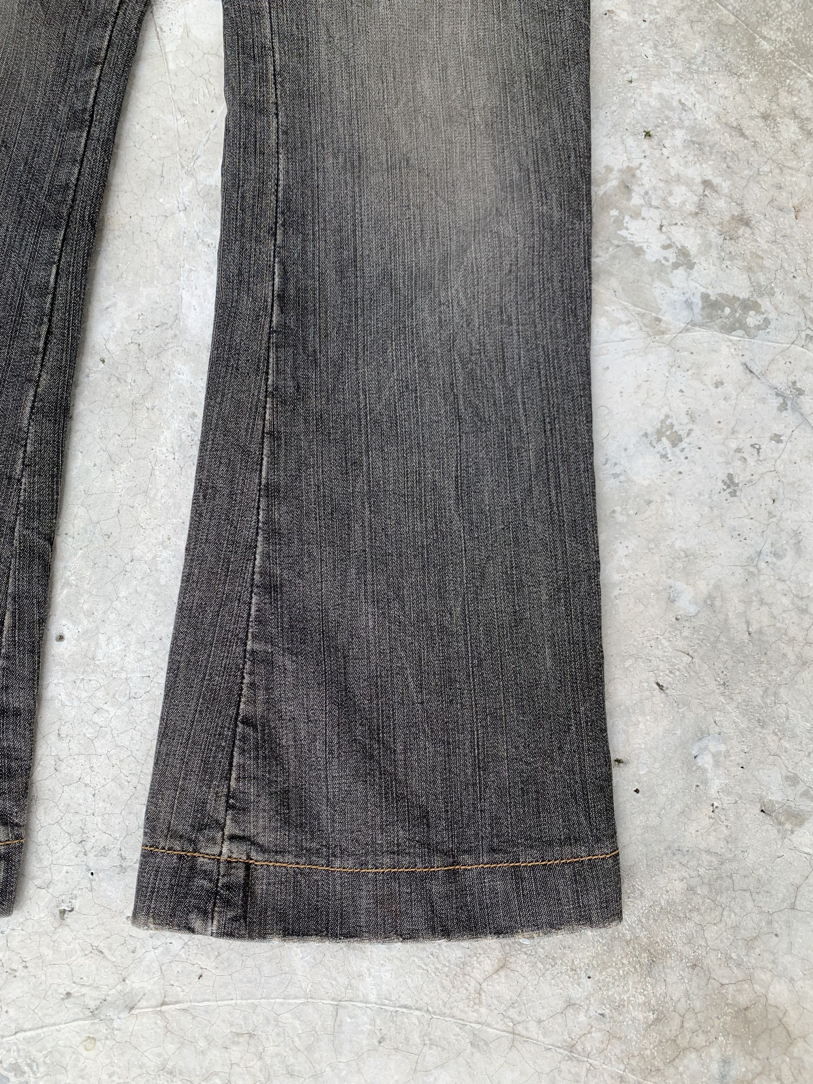 Japanese Brand Buona Giornata Stretchable Flare Denim Jeans Size US 29 - 5 Thumbnail