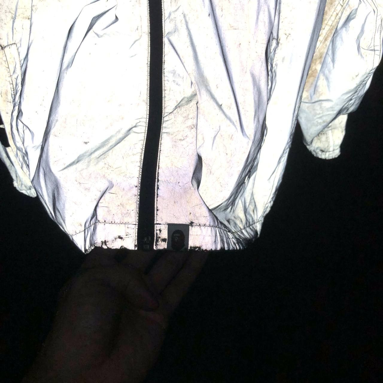 Bape BAPE SHARK 3M Reflective windbreaker Size US L / EU 52-54 / 3 - 5 Thumbnail