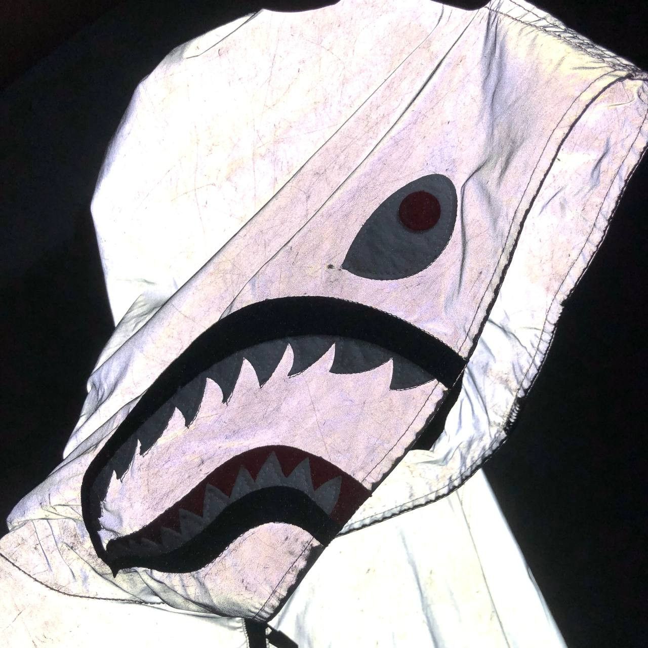 Bape BAPE SHARK 3M Reflective windbreaker Size US L / EU 52-54 / 3 - 9 Thumbnail