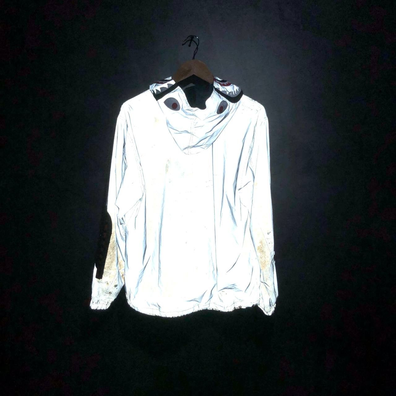 Bape BAPE SHARK 3M Reflective windbreaker Size US L / EU 52-54 / 3 - 4 Thumbnail