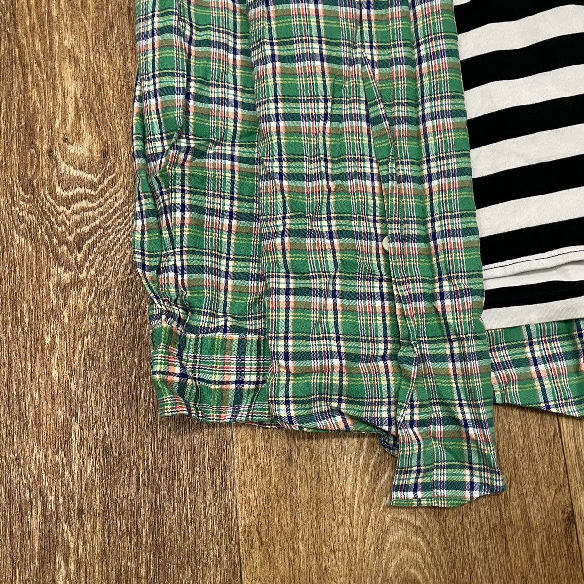 Vintage Vintage 90s Ralph Lauren Green Plaid Shirt Grunge Thrashed L Size US L / EU 52-54 / 3 - 3 Thumbnail