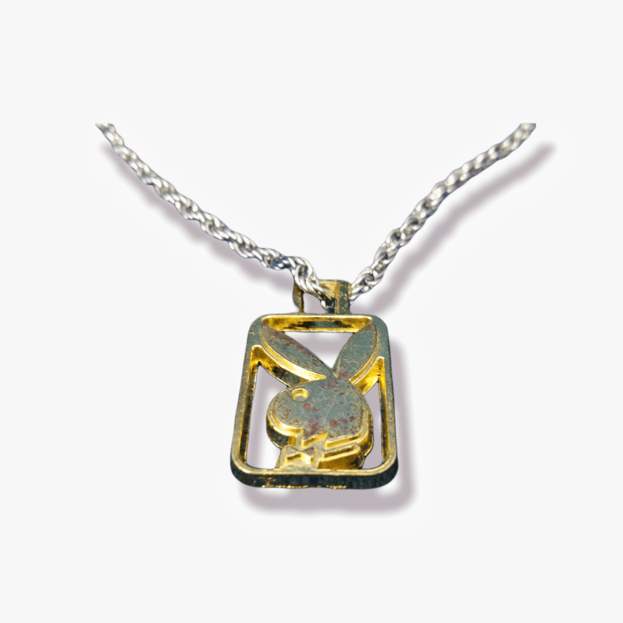 Vintage REPURPOSE NECKLACE WITH VINTAGE PLAYBOY PENDANT Size ONE SIZE - 11 Thumbnail