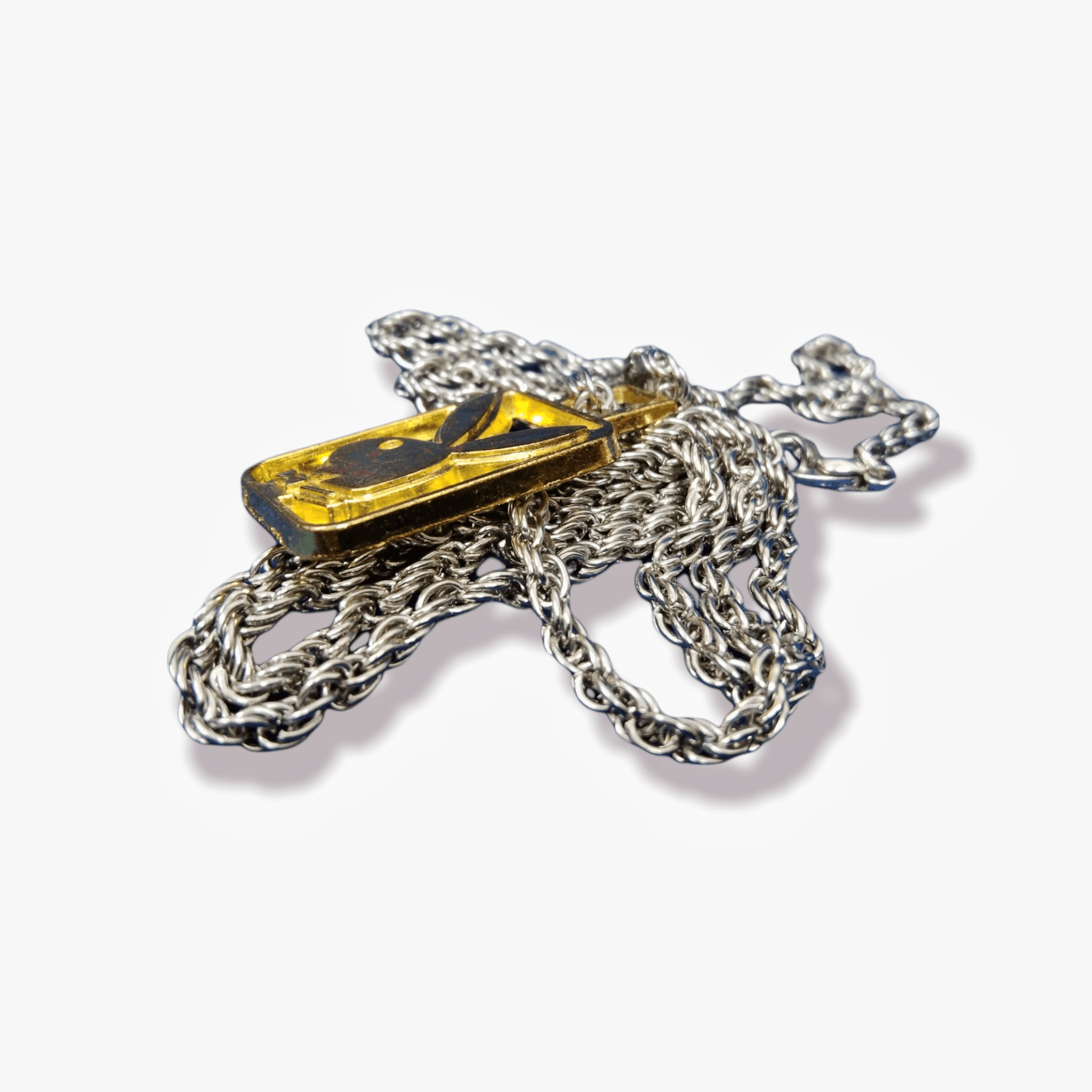 Vintage REPURPOSE NECKLACE WITH VINTAGE PLAYBOY PENDANT Size ONE SIZE - 15 Thumbnail
