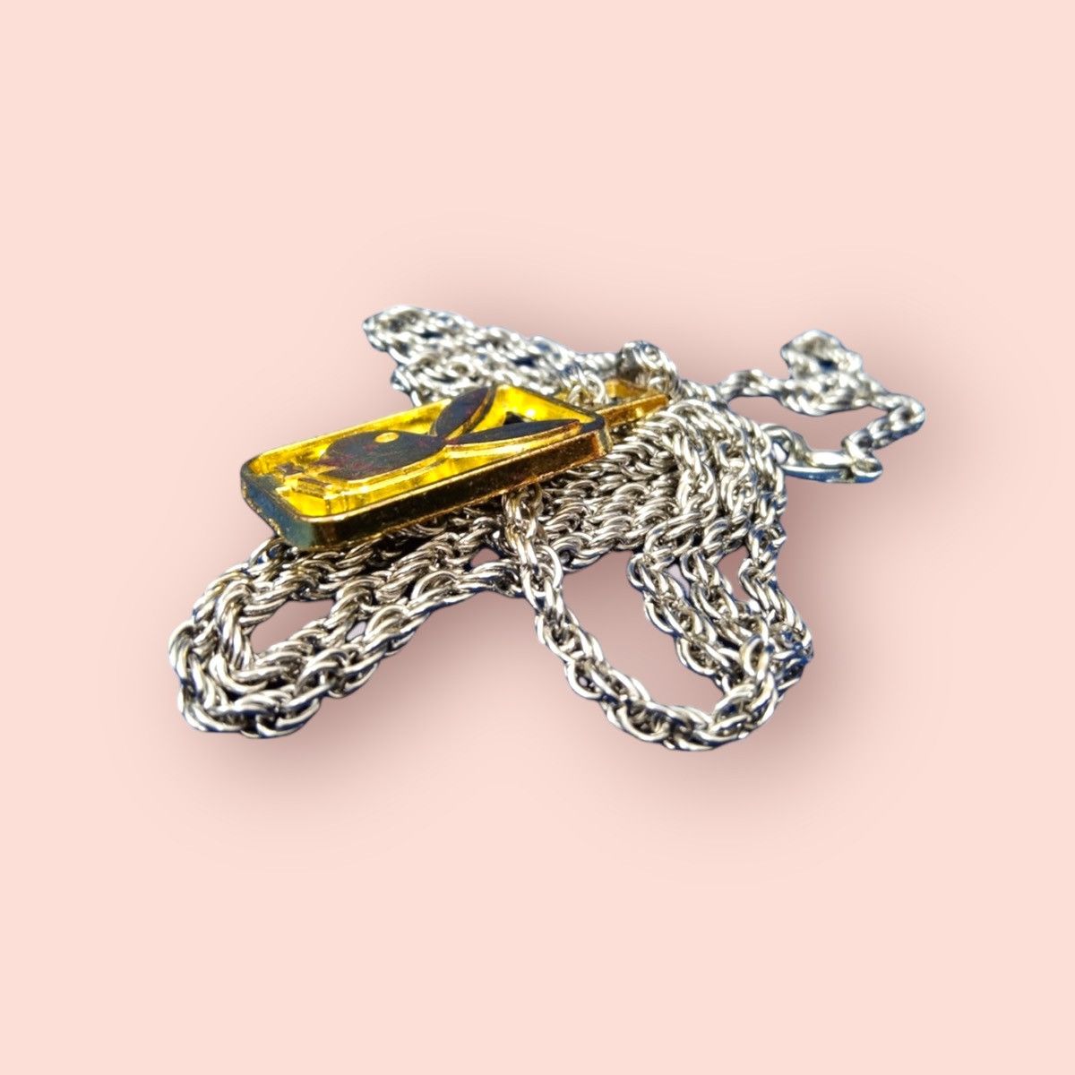 Vintage REPURPOSE NECKLACE WITH VINTAGE PLAYBOY PENDANT Size ONE SIZE - 6 Thumbnail