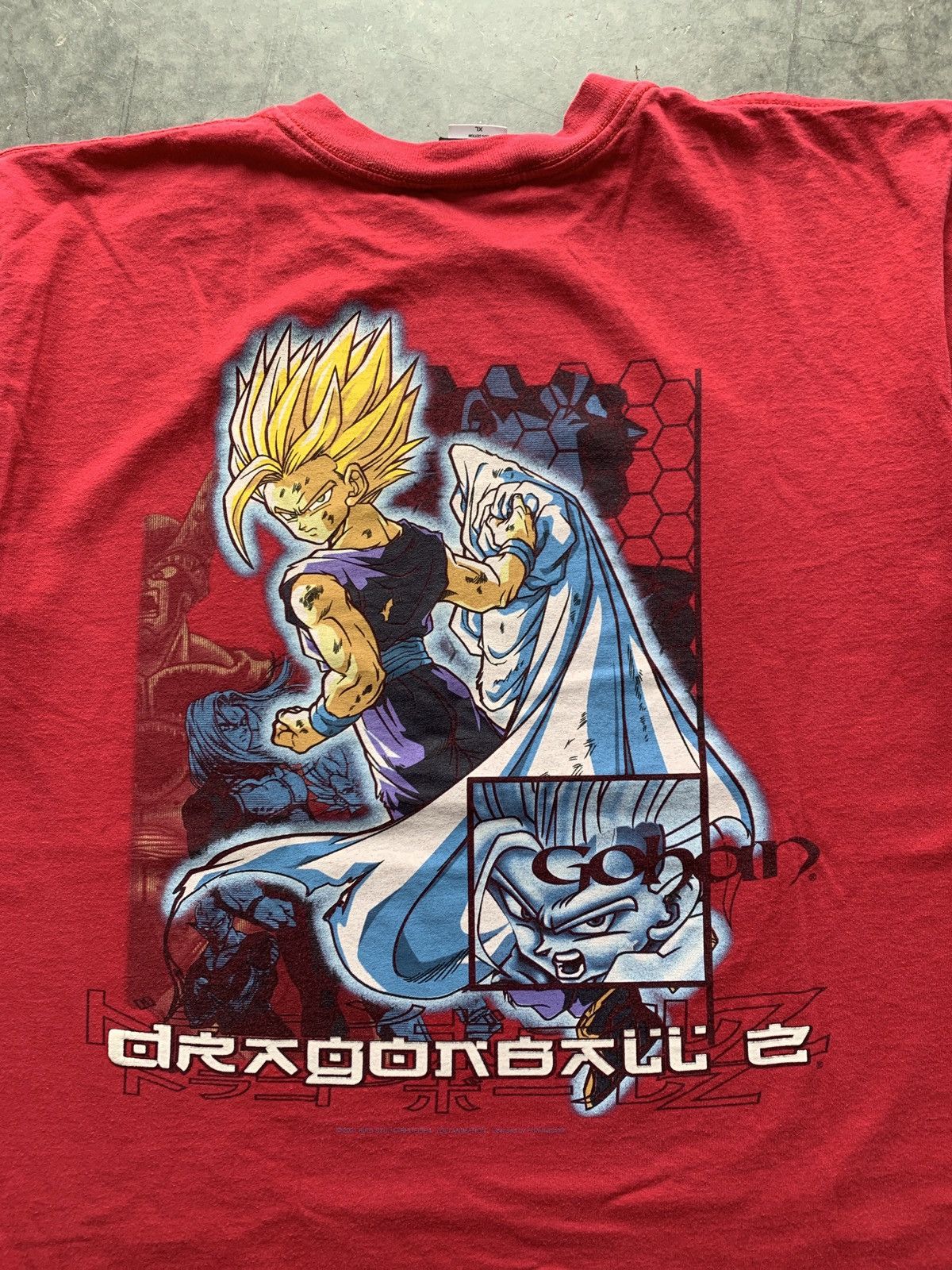 Anime × Japanese Brand × Vintage Rare Vintage Dragon Ball Z Gohan Tee Size US XL / EU 56 / 4 - 2 Thumbnail