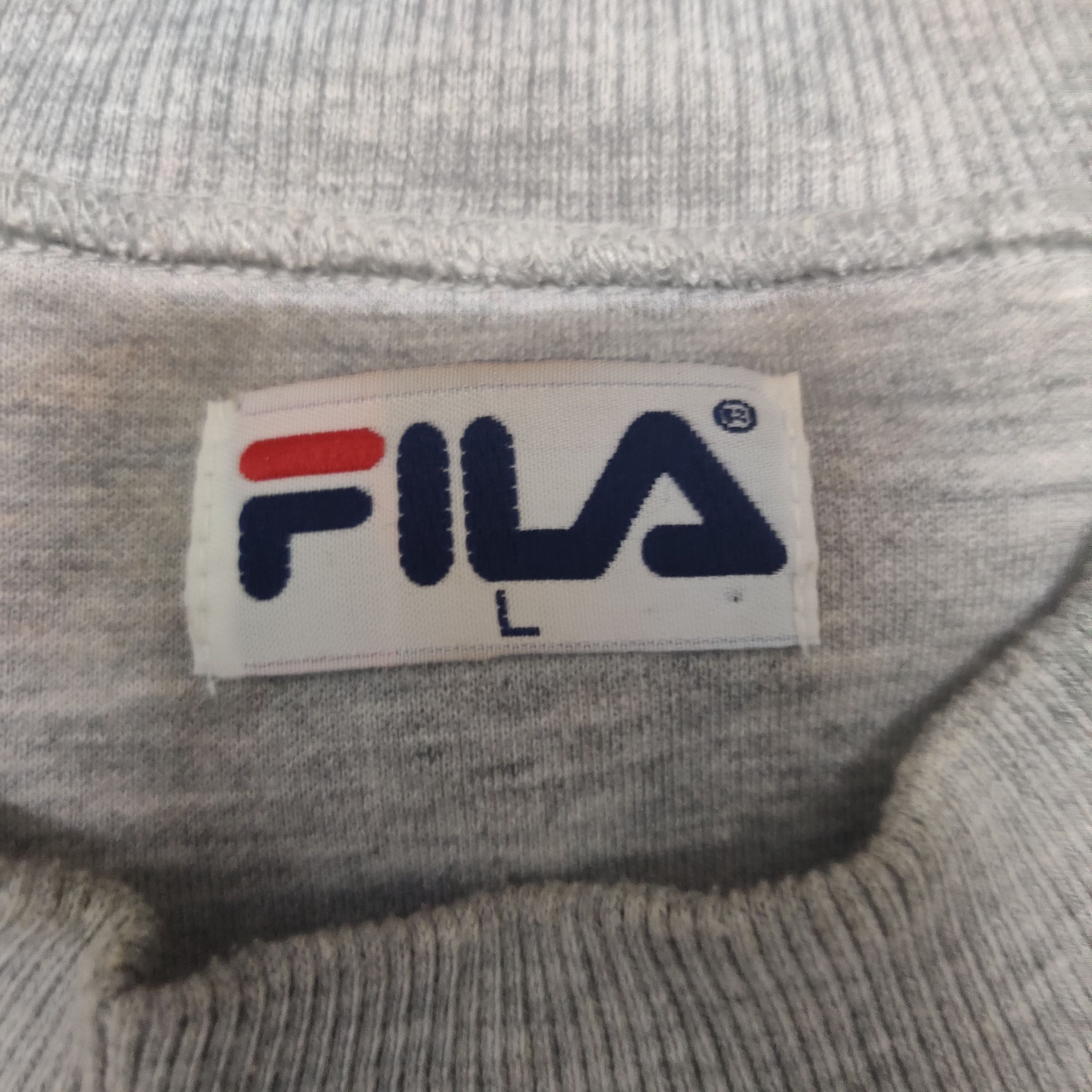 Fila Vintage Fila Sweatshirt Big Logo Embroidery Spellout Size US L / EU 52-54 / 3 - 4 Thumbnail