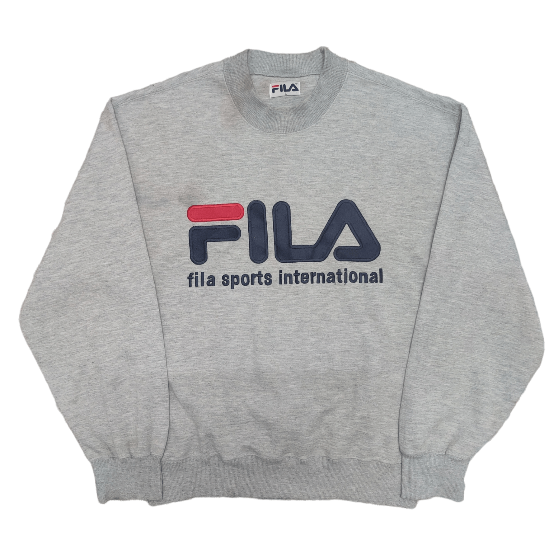 Fila Vintage Fila Sweatshirt Big Logo Embroidery Spellout Size US L / EU 52-54 / 3 - 1 Thumbnail