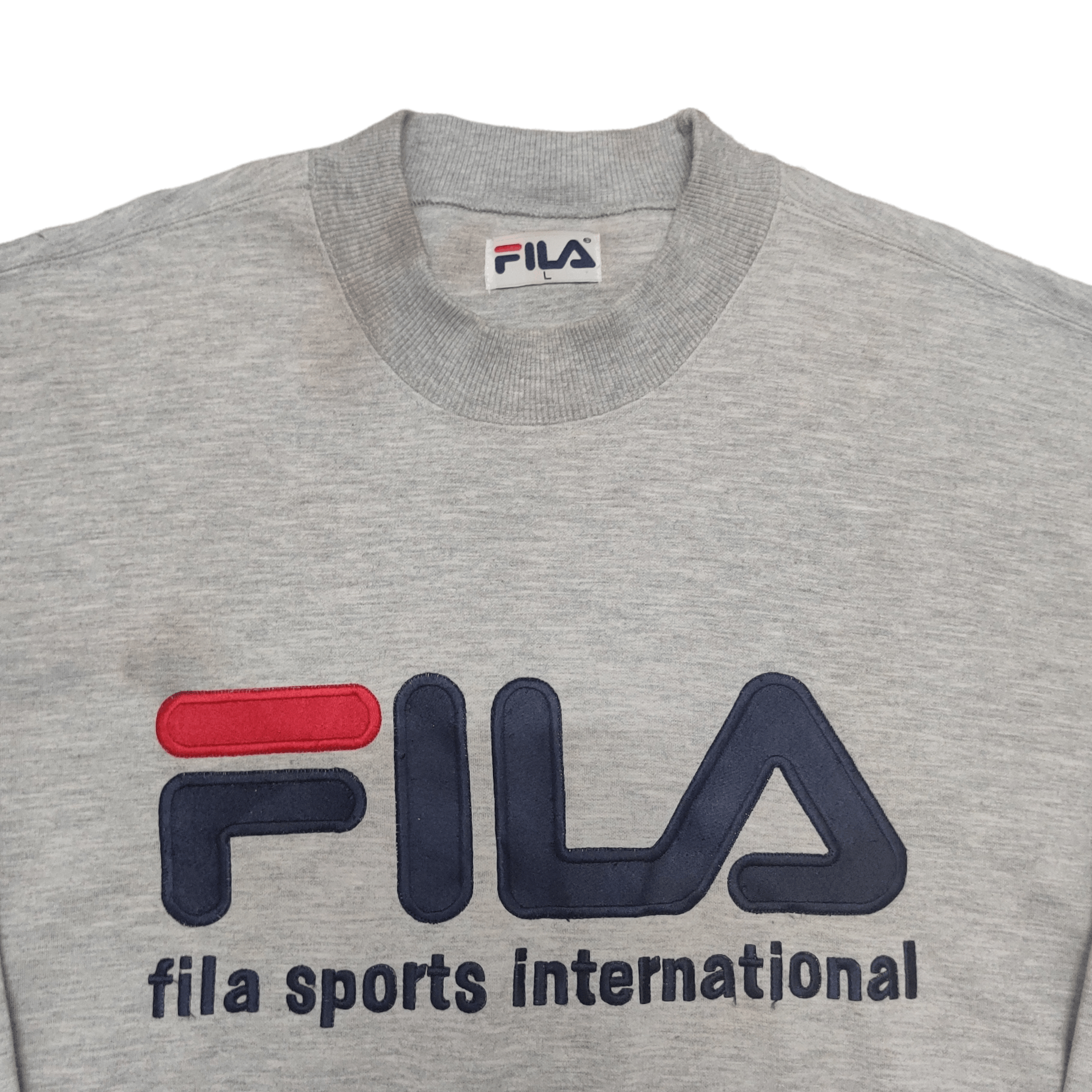 Fila Vintage Fila Sweatshirt Big Logo Embroidery Spellout Size US L / EU 52-54 / 3 - 2 Thumbnail