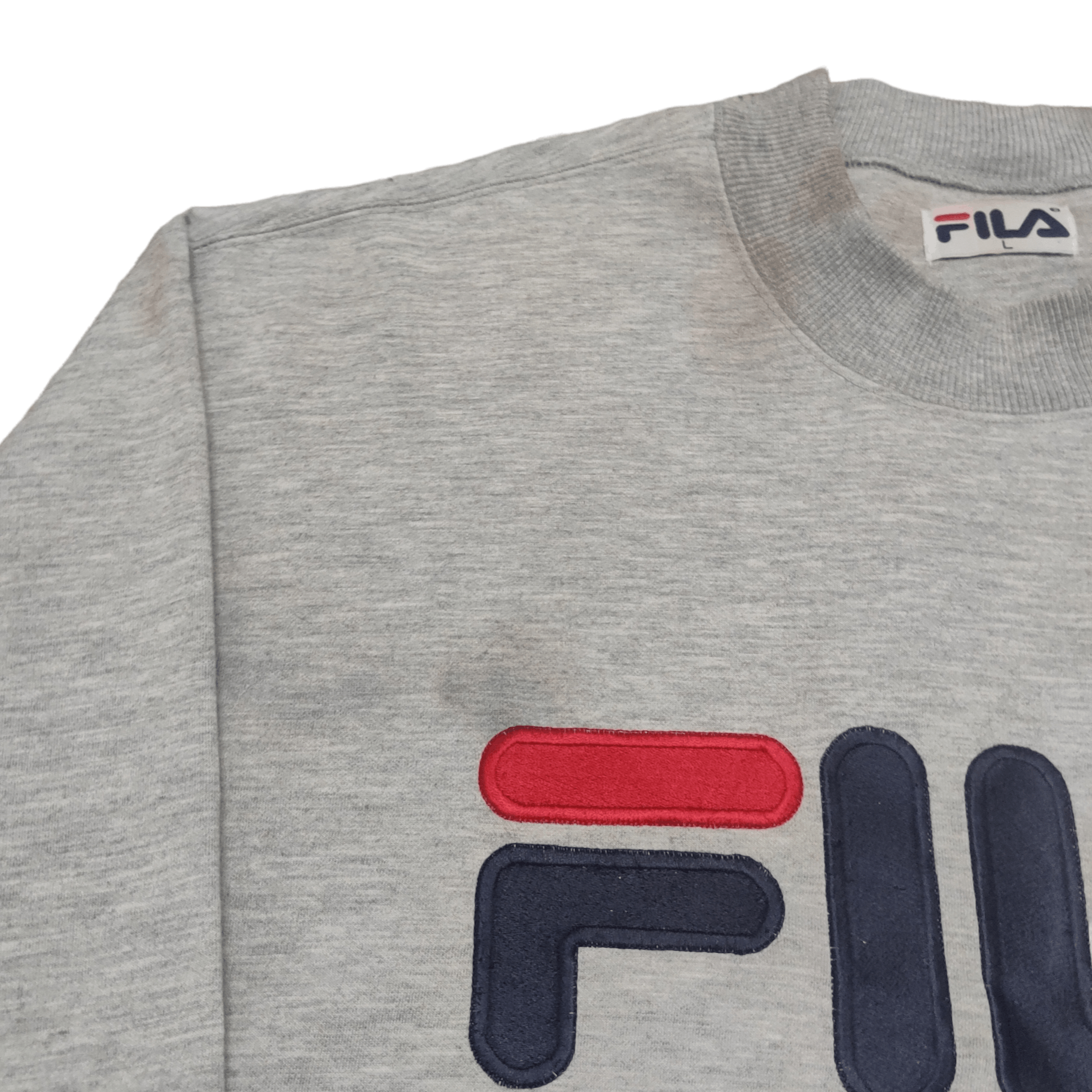 Fila Vintage Fila Sweatshirt Big Logo Embroidery Spellout Size US L / EU 52-54 / 3 - 3 Thumbnail