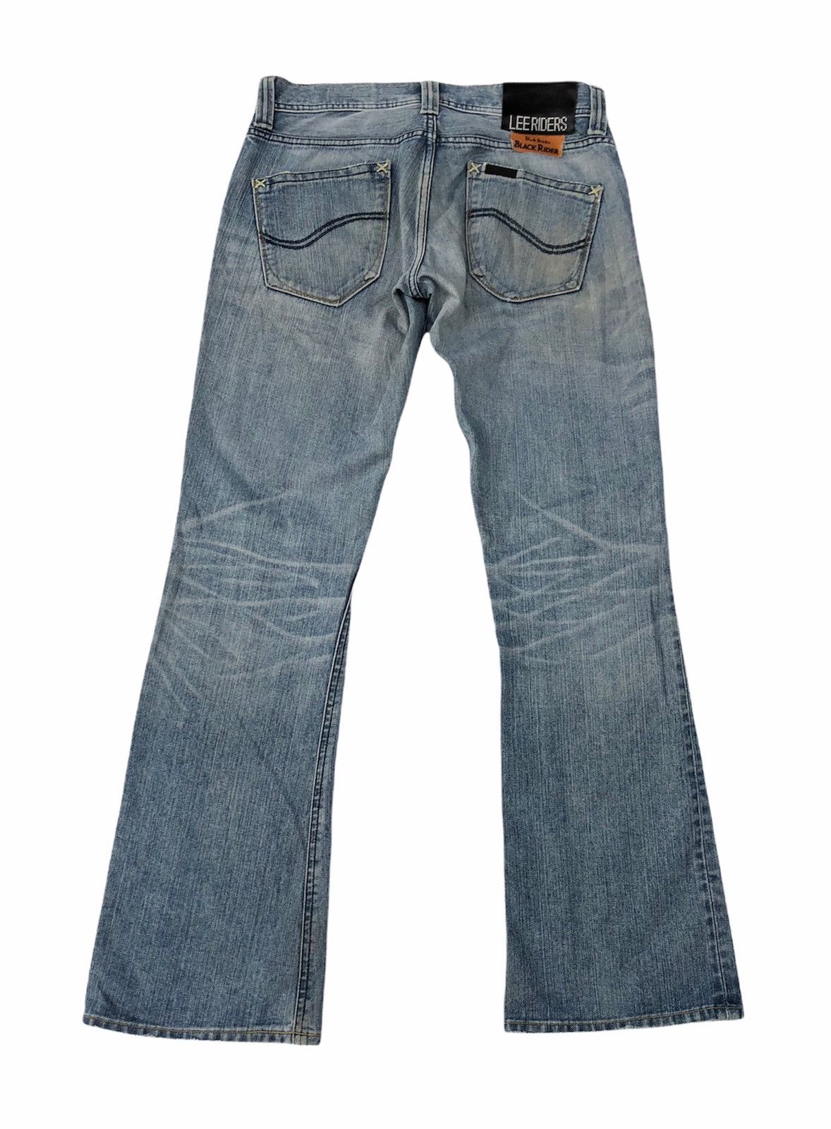 Japanese Brand Vintage Lee Riders Classic Flare Jeans Size US 32 / EU 48 - 2 Thumbnail