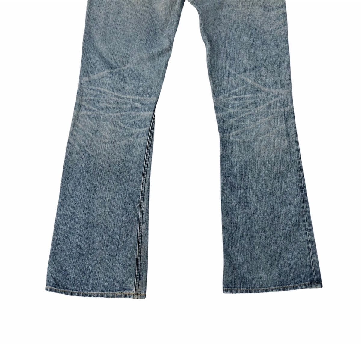 Japanese Brand Vintage Lee Riders Classic Flare Jeans Size US 32 / EU 48 - 8 Thumbnail