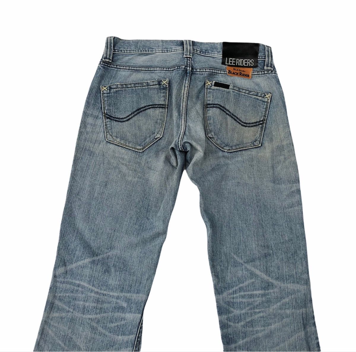 Japanese Brand Vintage Lee Riders Classic Flare Jeans Size US 32 / EU 48 - 7 Thumbnail