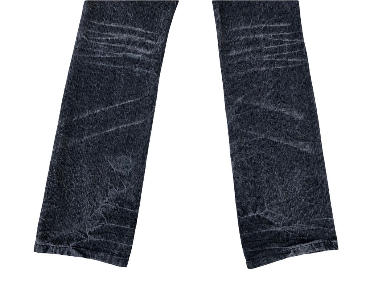 Japanese Brand 🔥Japanese Low Box “Smoke Grey” Bleach Flare Jeans Size US 32 / EU 48 - 6 Thumbnail