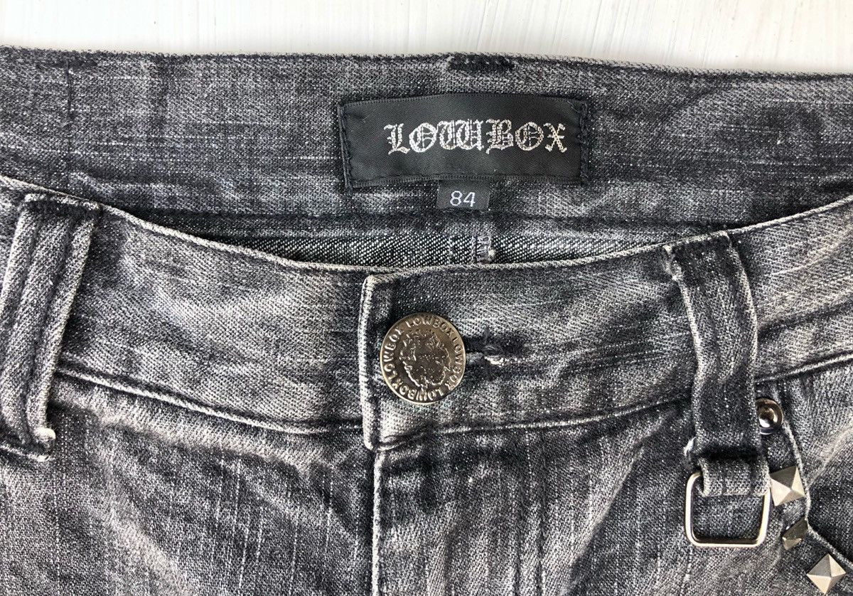 Japanese Brand 🔥Japanese Low Box “Smoke Grey” Bleach Flare Jeans Size US 32 / EU 48 - 7 Thumbnail