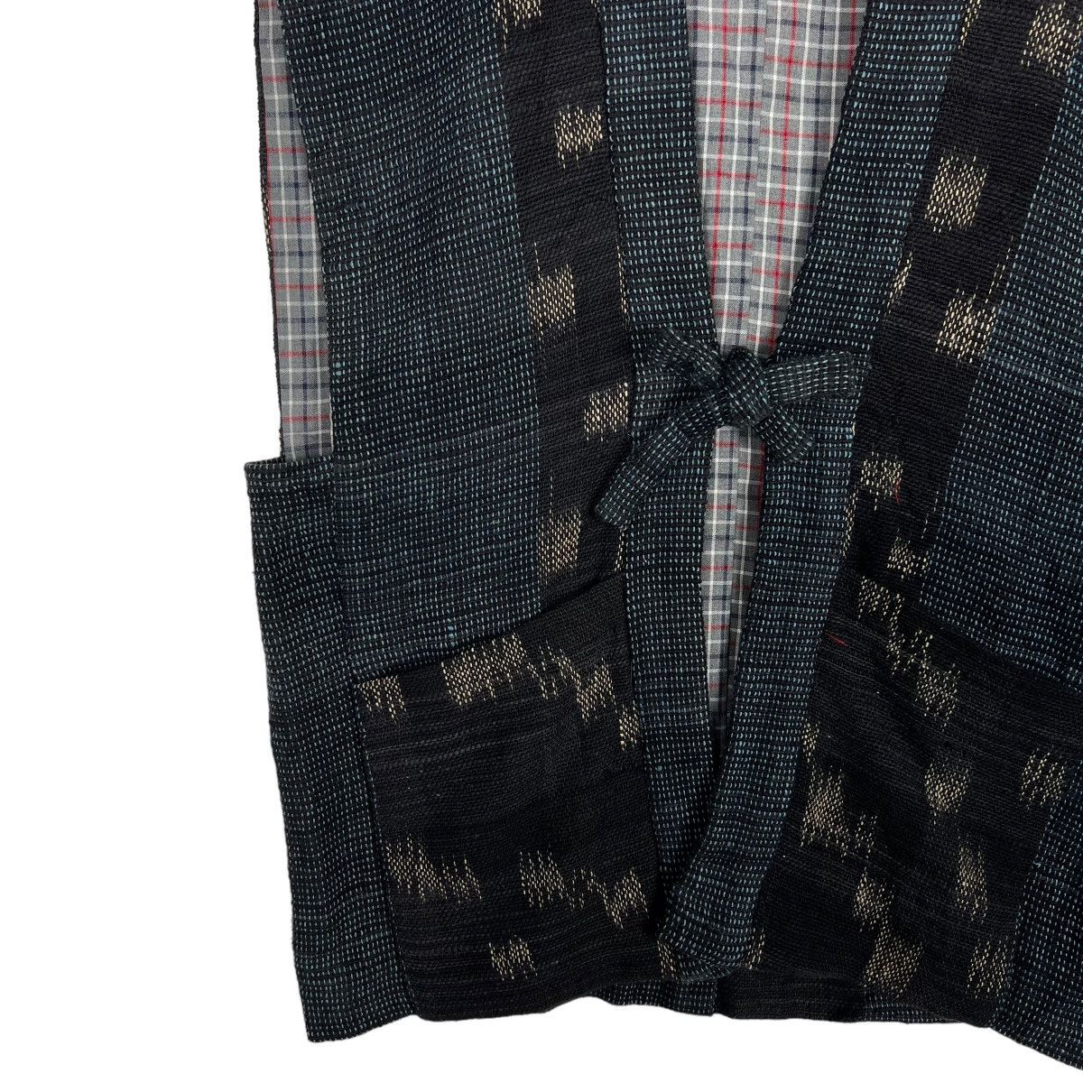 Indigo × Japanese Brand × Vintage RARE VINTAGE 60s INDIGO SASHIKO REBUILD SLEEVE LESS KIMONO Size US M / EU 48-50 / 2 - 2 Thumbnail
