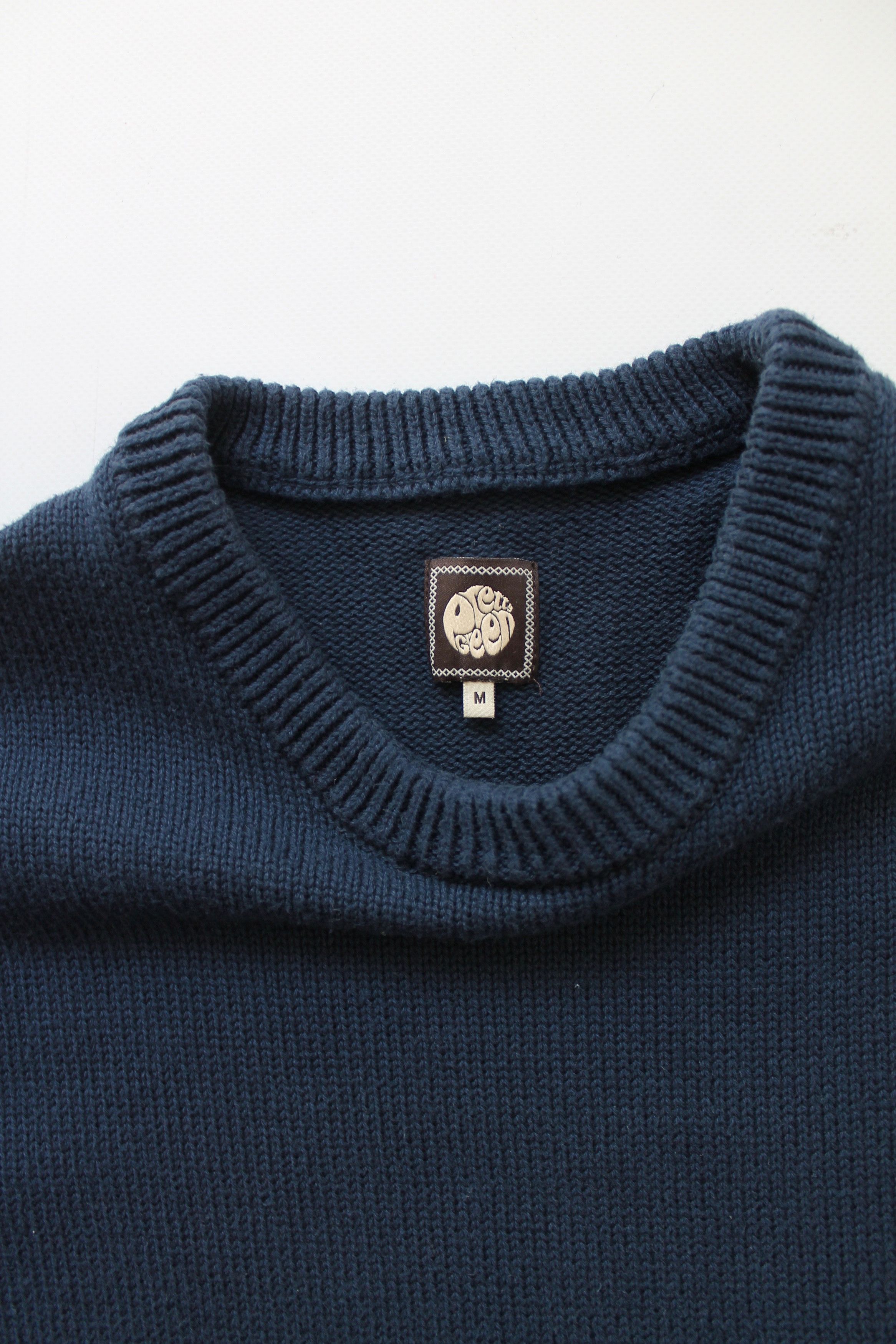 Pretty Green Pretty Green Gradient Cotton sweater Jumper Navy Blue Size US M / EU 48-50 / 2 - 9 Thumbnail
