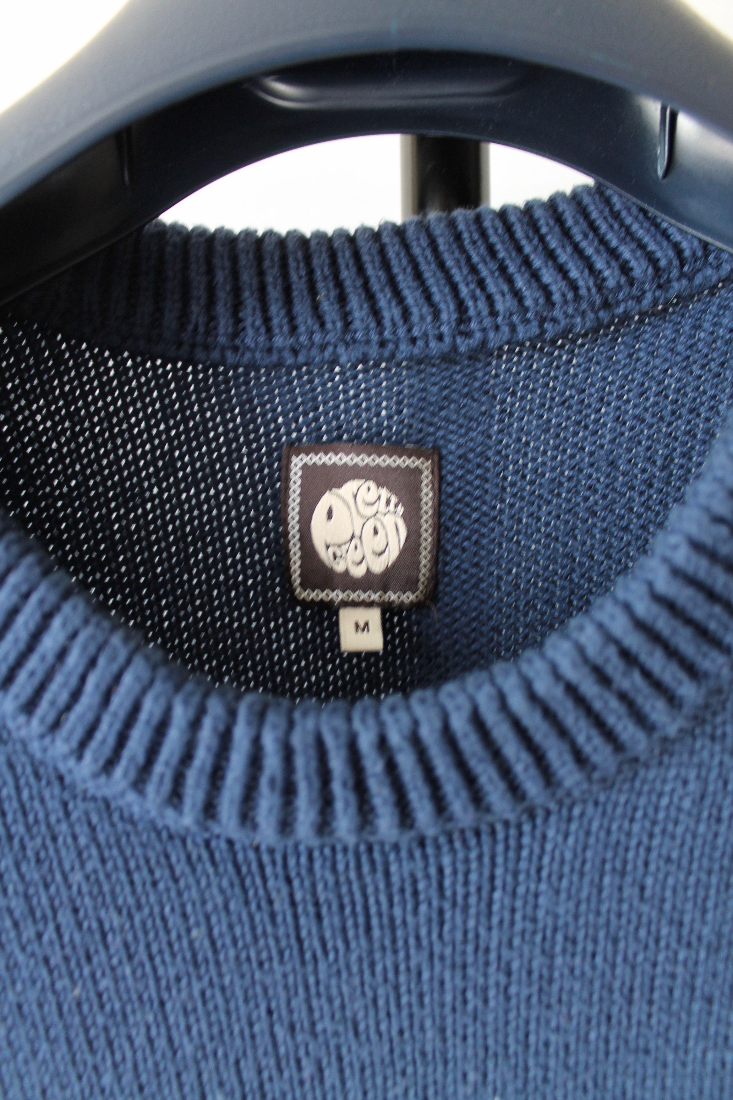 Pretty Green Pretty Green Gradient Cotton sweater Jumper Navy Blue Size US M / EU 48-50 / 2 - 3 Thumbnail