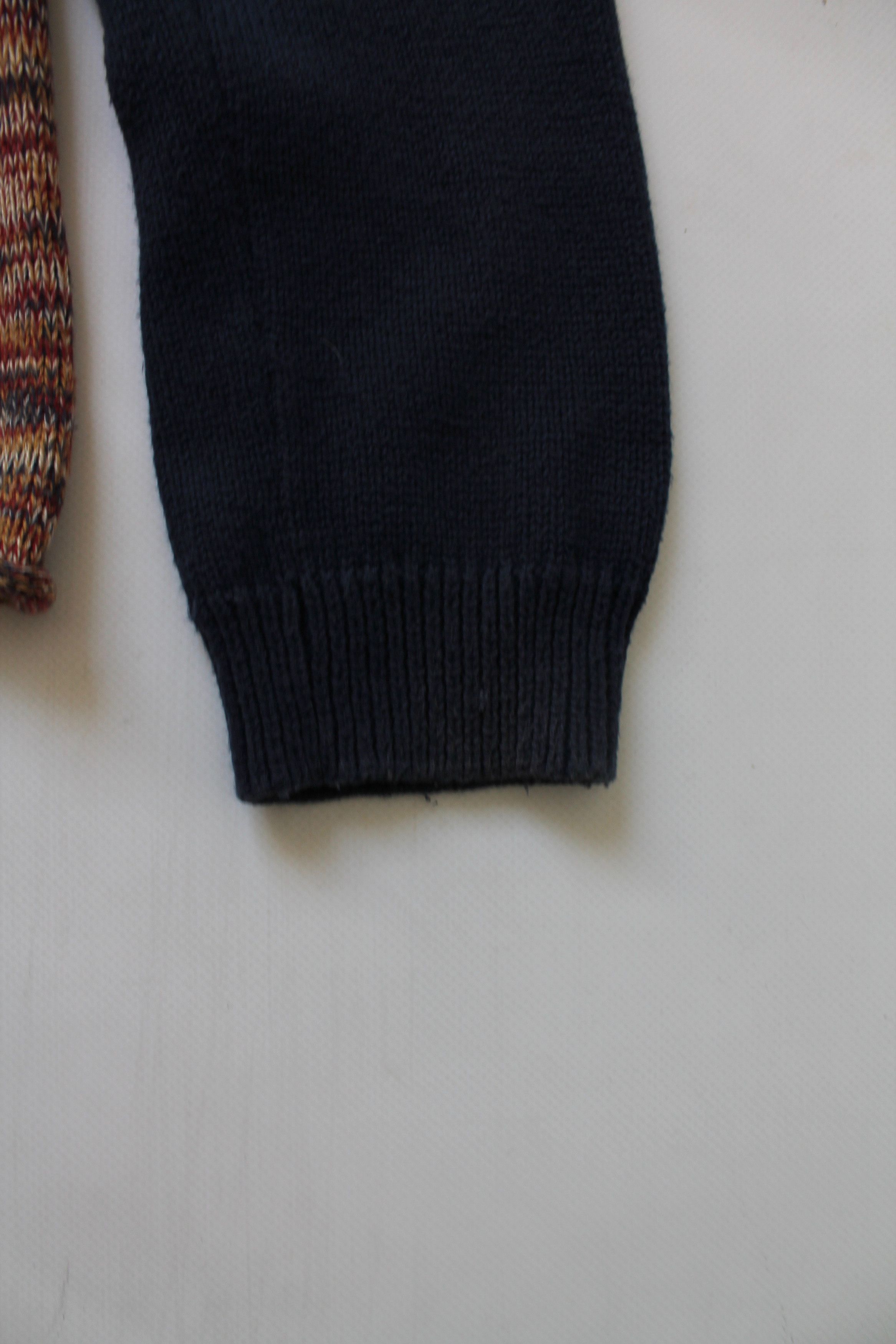 Pretty Green Pretty Green Gradient Cotton sweater Jumper Navy Blue Size US M / EU 48-50 / 2 - 12 Thumbnail