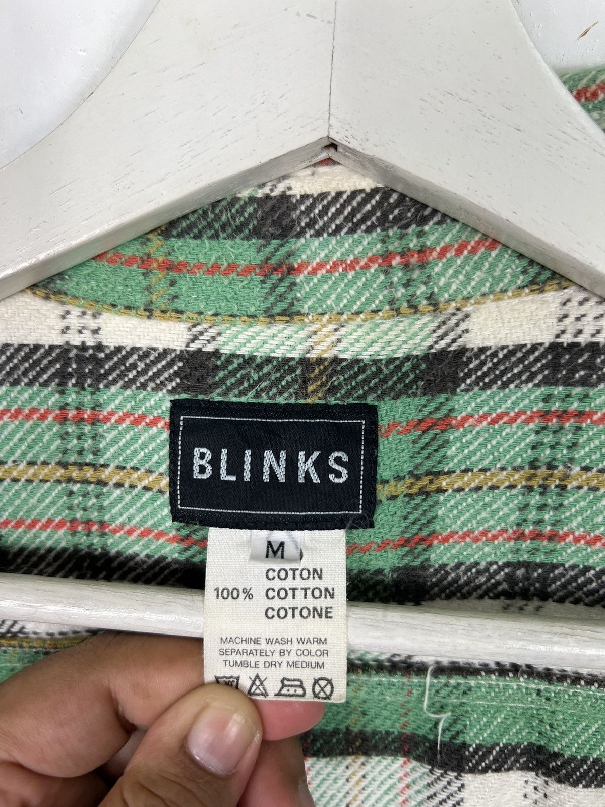 Flannel 🔥 BLINKS CHECK PLAID FLANNEL JACKET Size US M / EU 48-50 / 2 - 8 Thumbnail