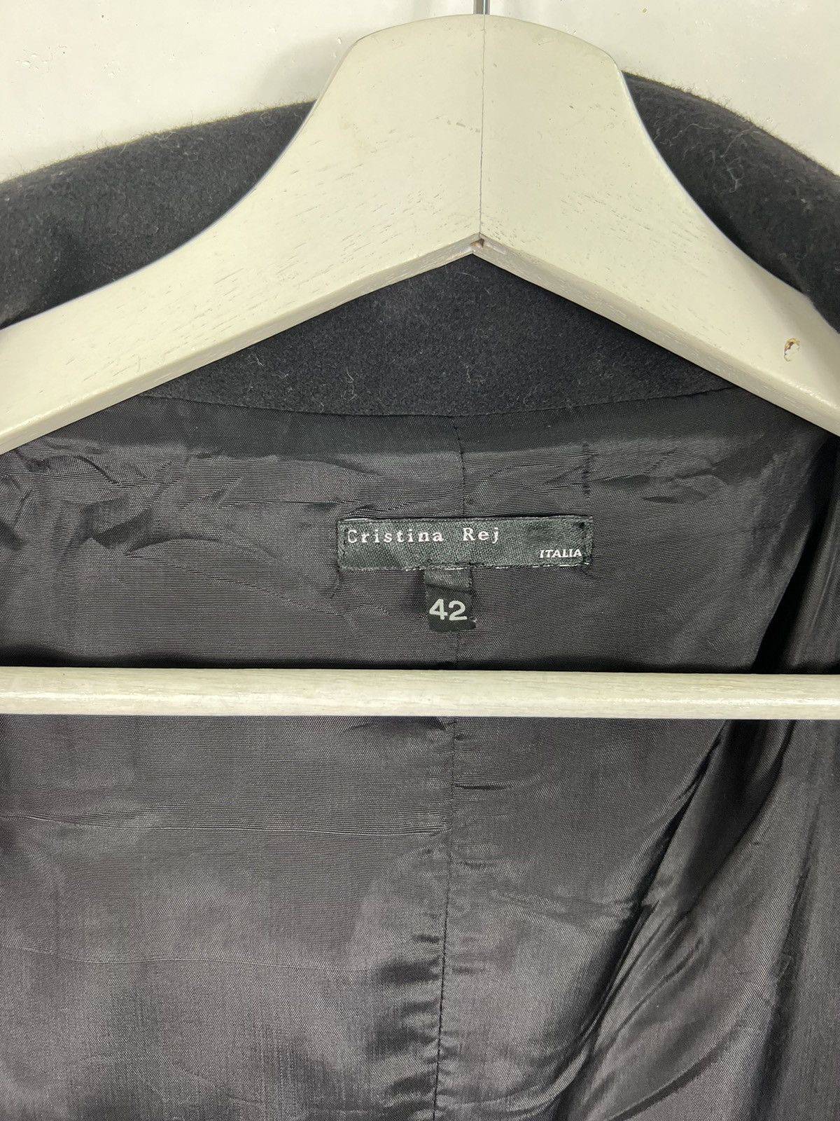 Other 🔥 CRISTINA REJ ITALIAN WOOL OVERCOAT Size US S / EU 44-46 / 1 - 8 Thumbnail