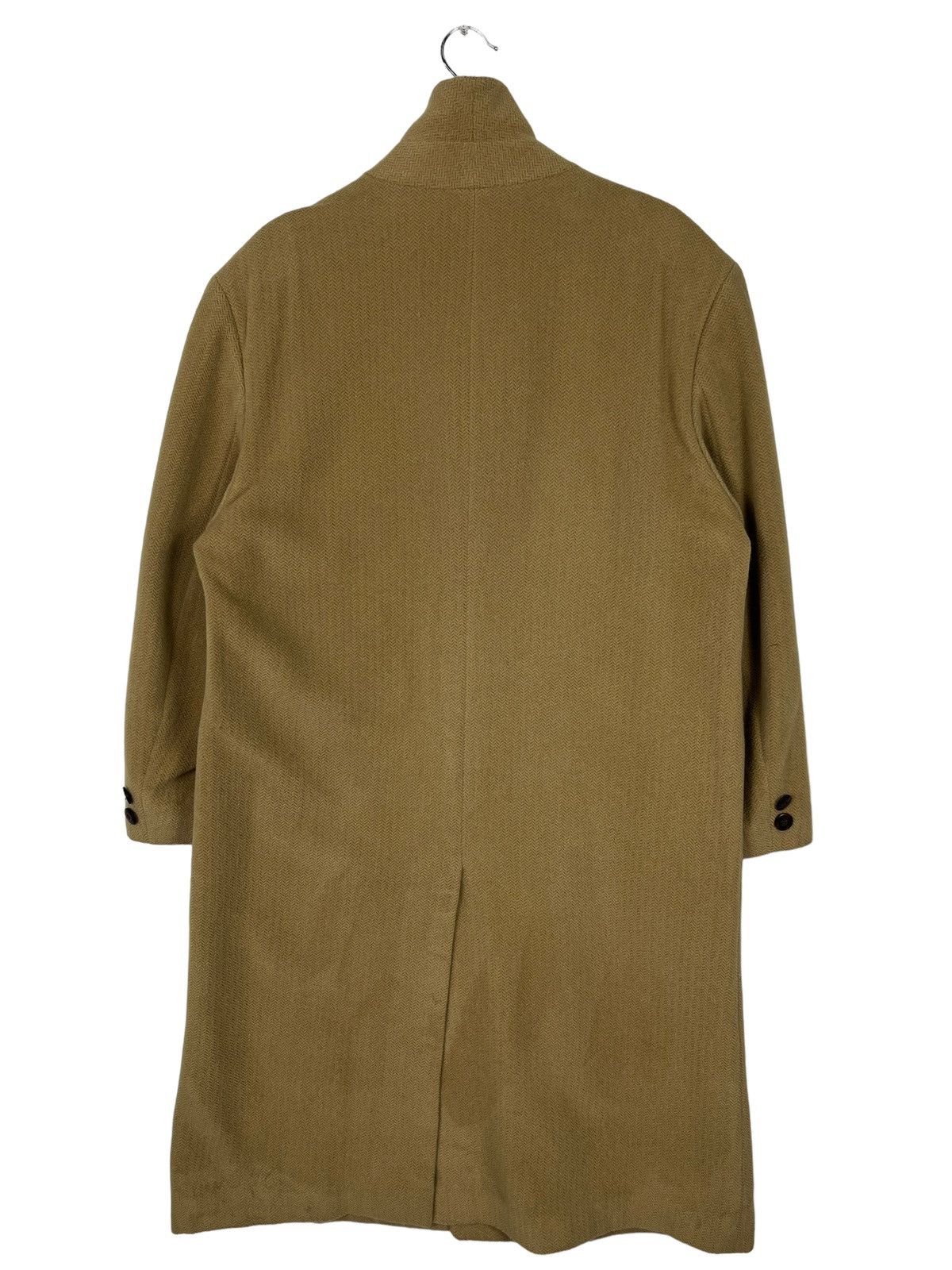 Givenchy 🔥 GIVENCHY MONSIEUR WOOL HARRINGBONE OVERCOAT Size US M / EU 48-50 / 2 - 6 Thumbnail