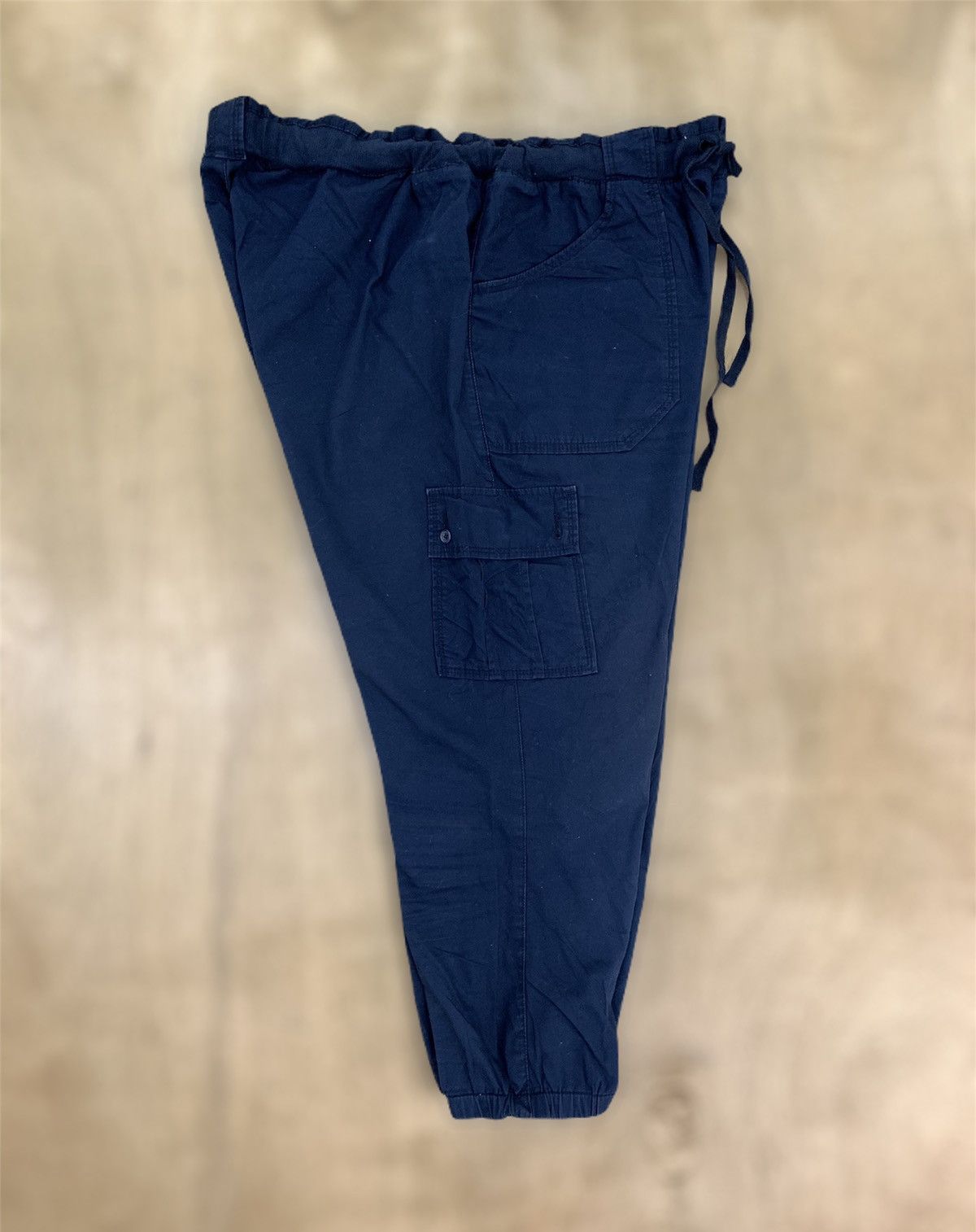Japanese Brand × Uniqlo UNIQLO Vtg Elastic Waist Multipocket Crop Cargo Jogger Pant Size US 34 / EU 50 - 3 Thumbnail