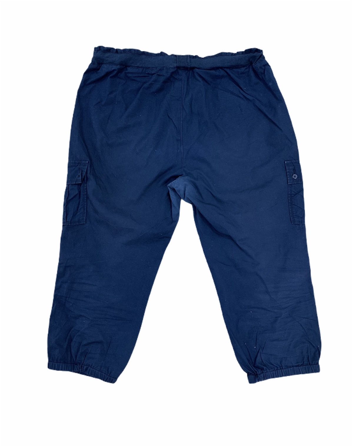 Japanese Brand × Uniqlo UNIQLO Vtg Elastic Waist Multipocket Crop Cargo Jogger Pant Size US 34 / EU 50 - 2 Thumbnail