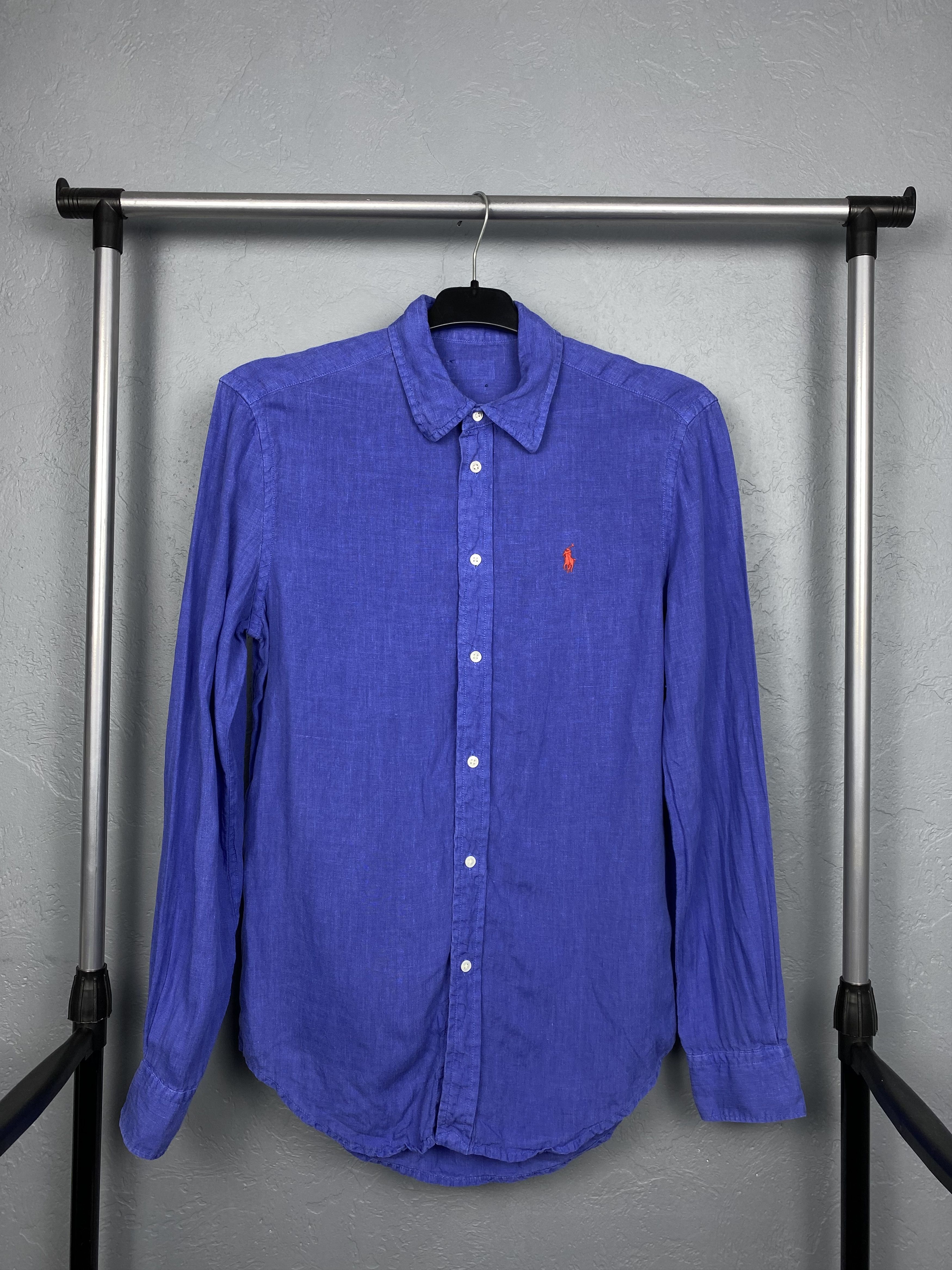 Polo Ralph Lauren Polo Ralph Lauren LINEN Long Sleeve Shirt Size US S / EU 44-46 / 1 - 1 Thumbnail