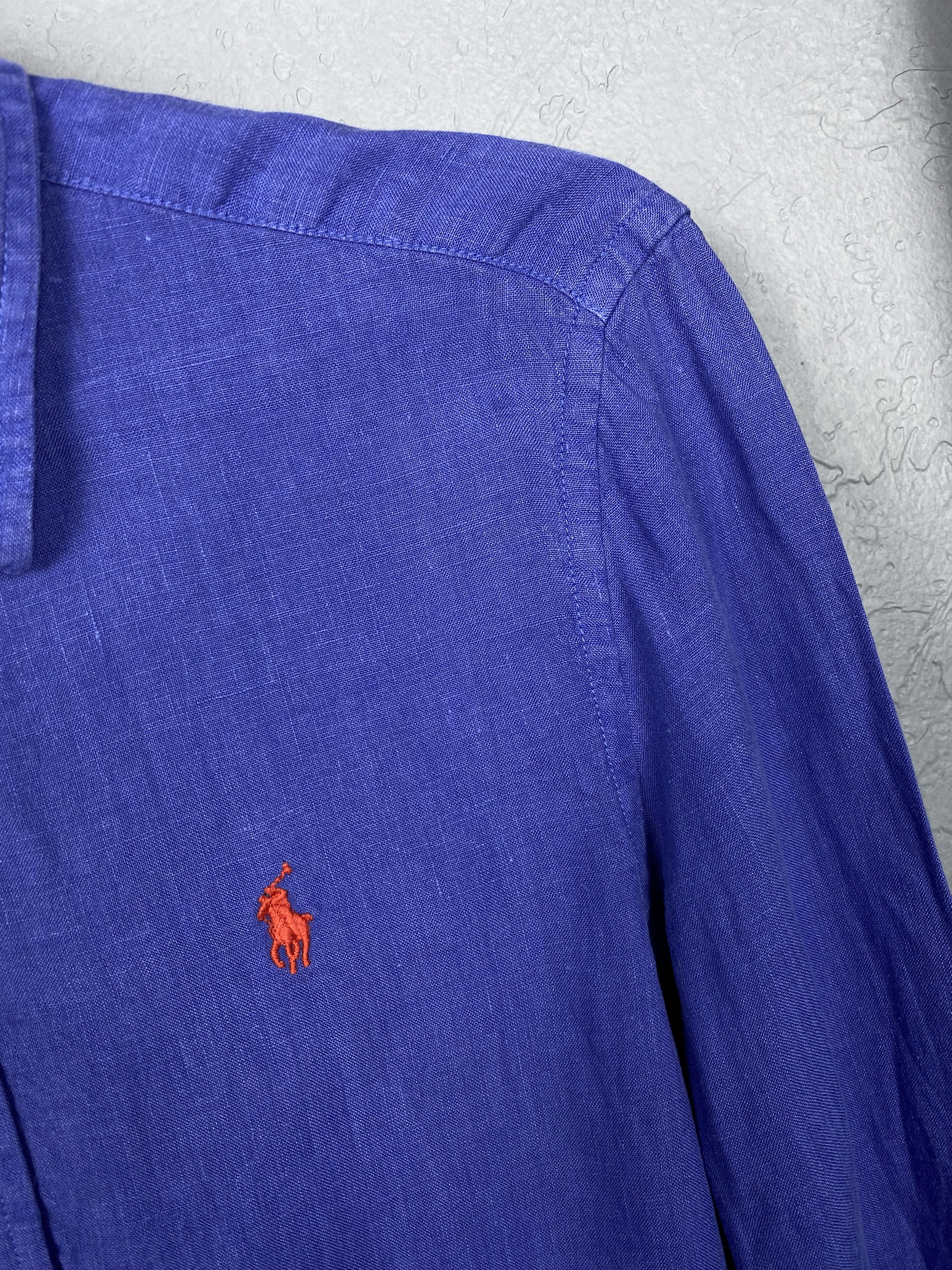 Polo Ralph Lauren Polo Ralph Lauren LINEN Long Sleeve Shirt Size US S / EU 44-46 / 1 - 3 Thumbnail