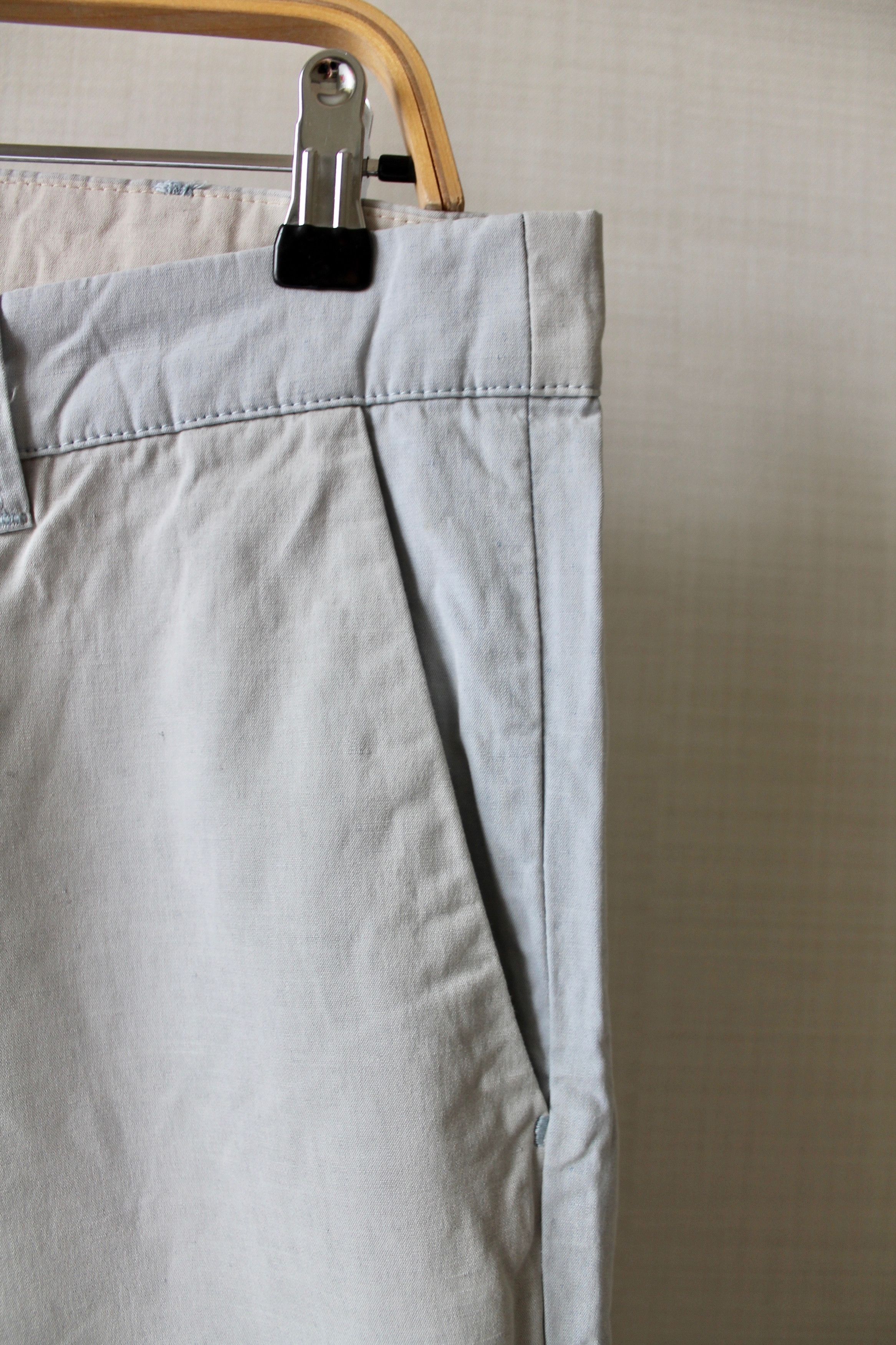 Holzweiler Holzweiler Cropped Pants Blue / Gray Cotton Size US 33 - 4 Thumbnail