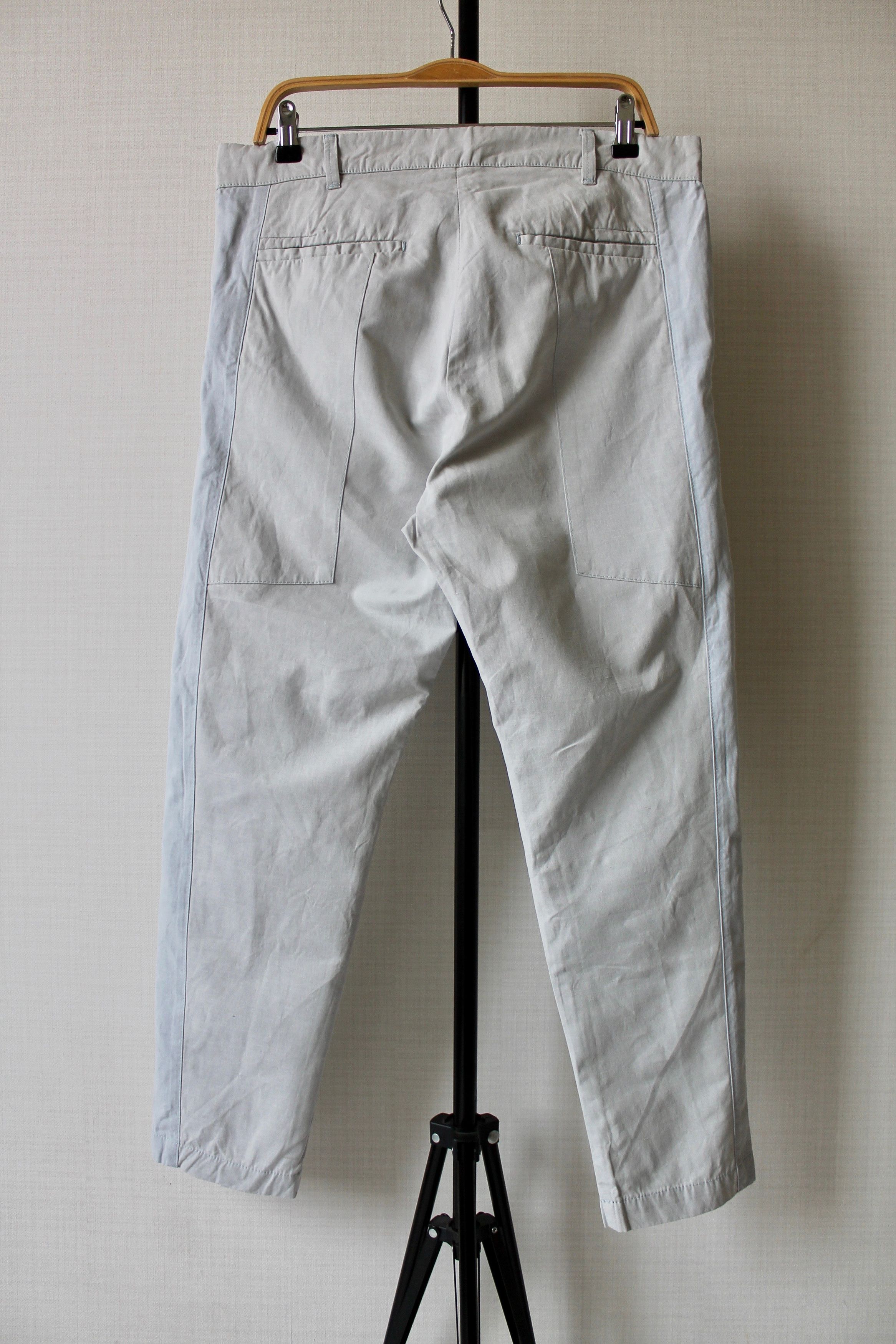 Holzweiler Holzweiler Cropped Pants Blue / Gray Cotton Size US 33 - 6 Thumbnail