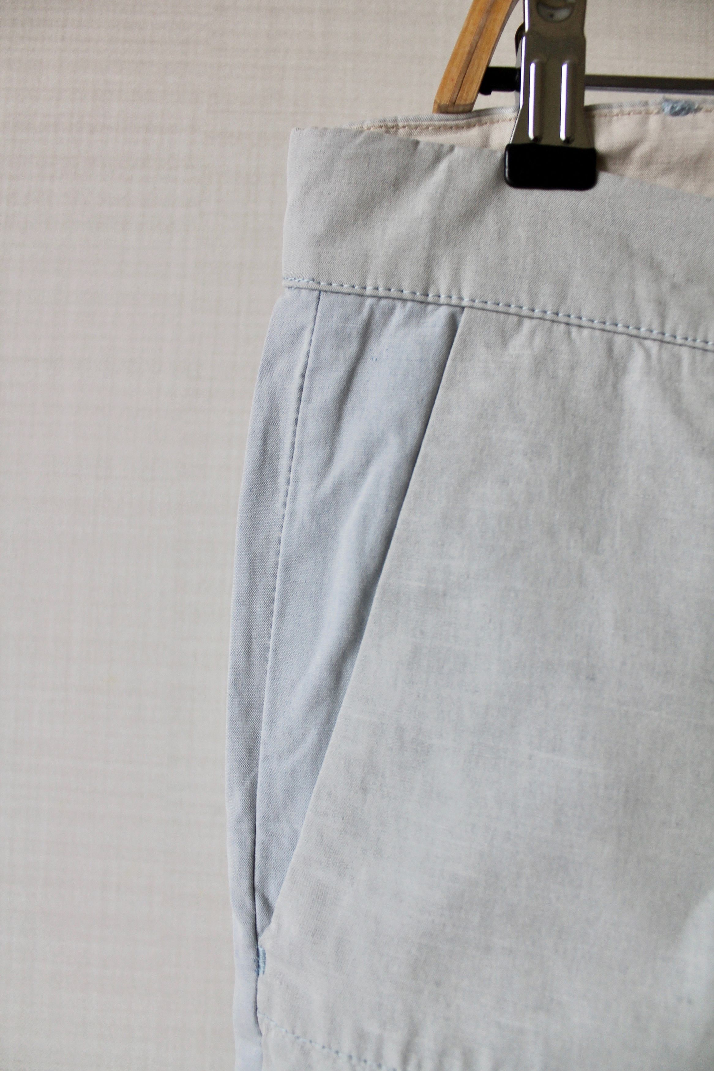 Holzweiler Holzweiler Cropped Pants Blue / Gray Cotton Size US 33 - 5 Thumbnail