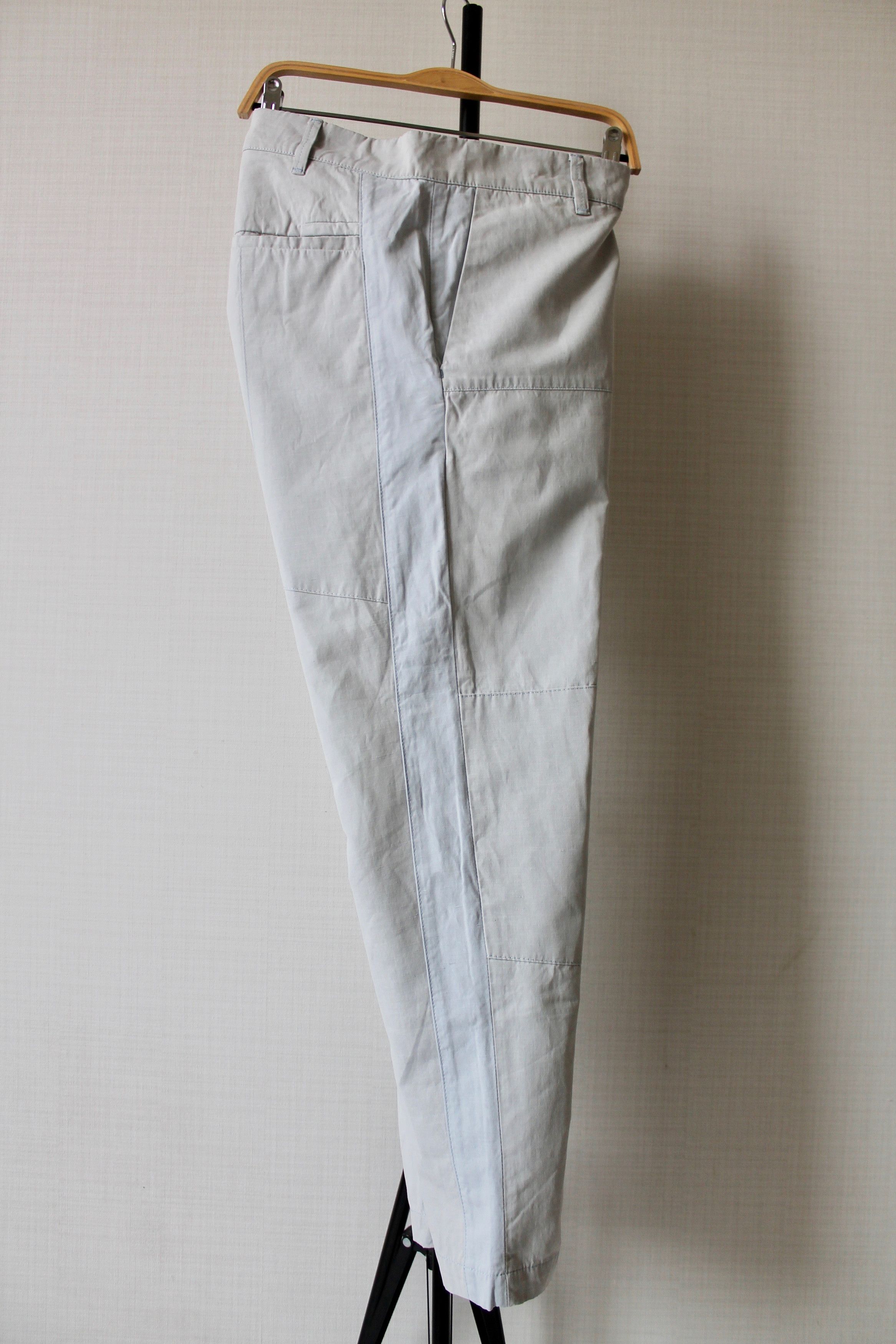 Holzweiler Holzweiler Cropped Pants Blue / Gray Cotton Size US 33 - 8 Thumbnail