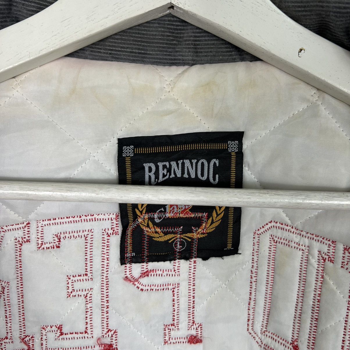 Rennoc × Vintage 🔥 RARE VINTAGE BERMUDIAN WRESTLING MID PENN CORDUROY BOMBER Size US L / EU 52-54 / 3 - 8 Thumbnail