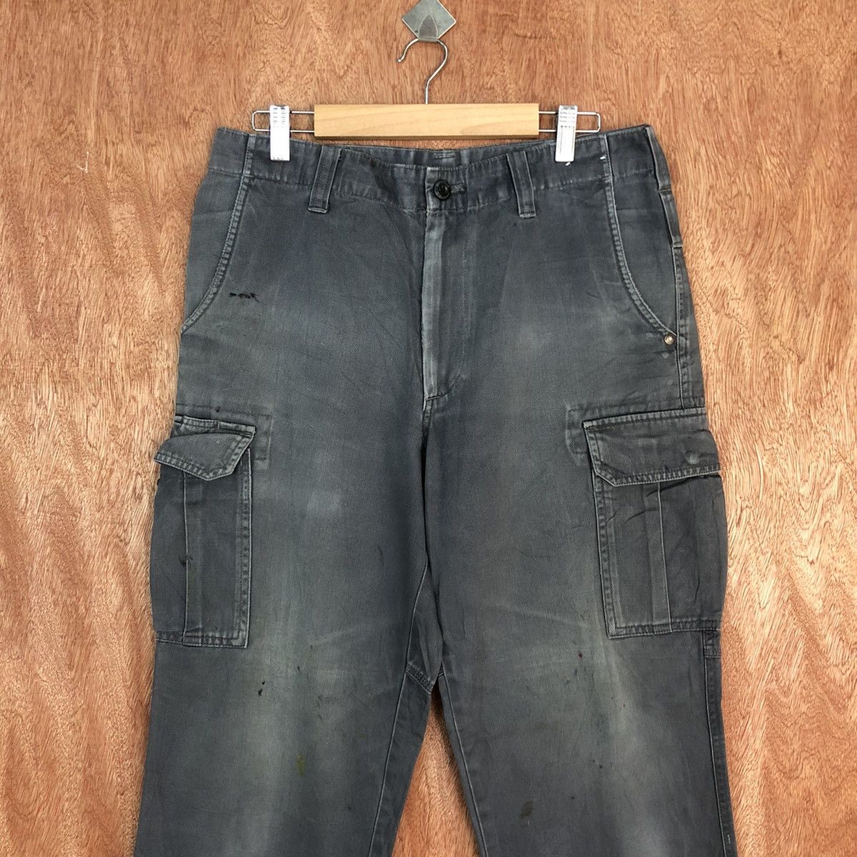 Faded Glory DLL Burtle Grey Multipocket Tactical Cargo Pants #c931 Size US 30 / EU 46 - 2 Thumbnail