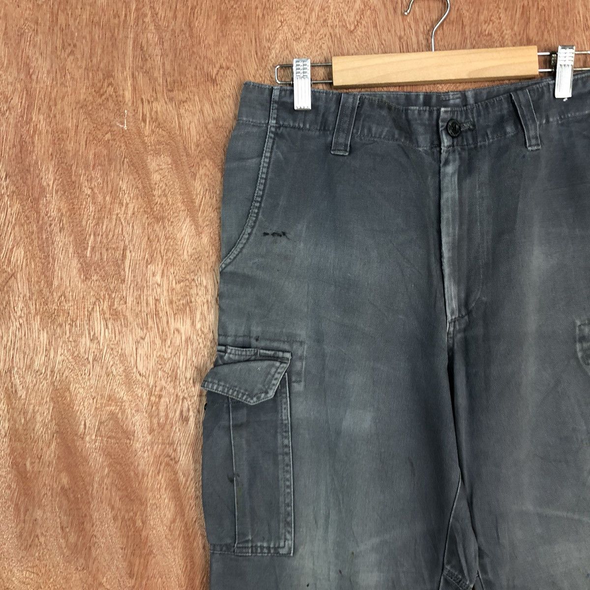 Faded Glory DLL Burtle Grey Multipocket Tactical Cargo Pants #c931 Size US 30 / EU 46 - 6 Thumbnail