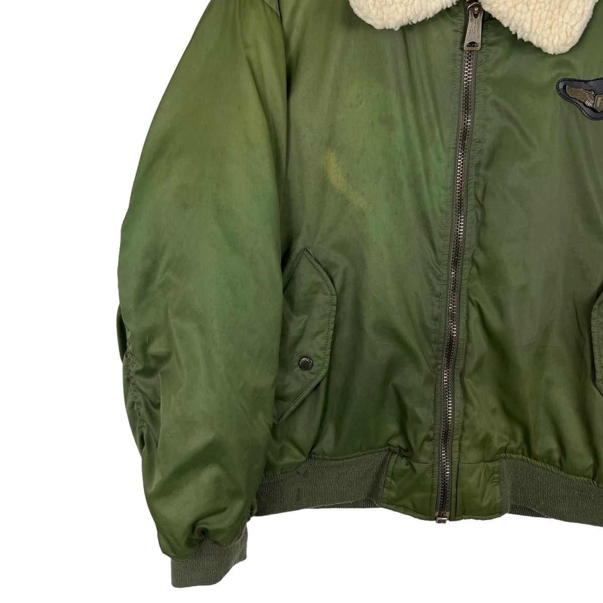 Japanese Brand 🔥 VINTAGE AIR FORCE BOMBER JACKET Size US M / EU 48-50 / 2 - 2 Thumbnail