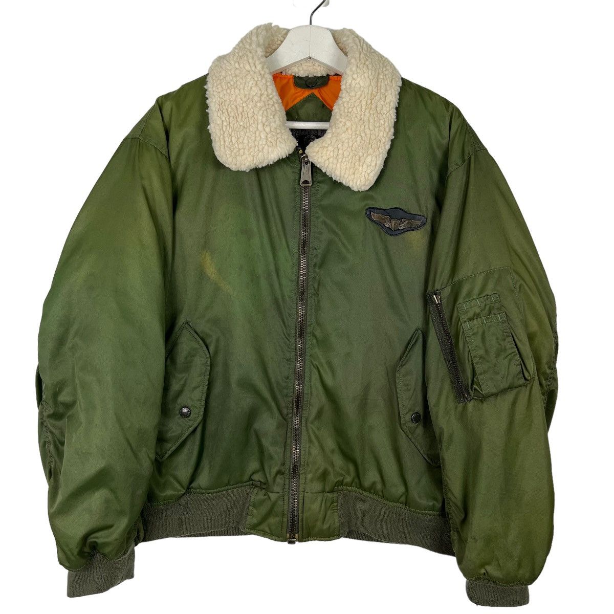 Japanese Brand 🔥 VINTAGE AIR FORCE BOMBER JACKET Size US M / EU 48-50 / 2 - 1 Thumbnail