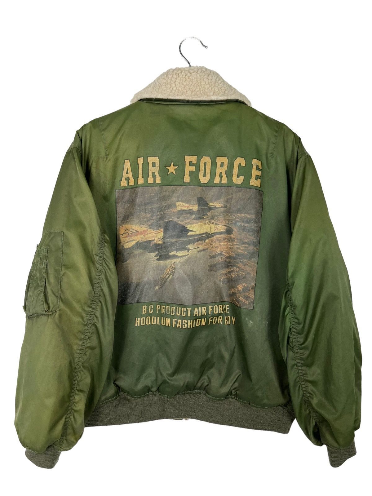 Japanese Brand 🔥 VINTAGE AIR FORCE BOMBER JACKET Size US M / EU 48-50 / 2 - 7 Thumbnail