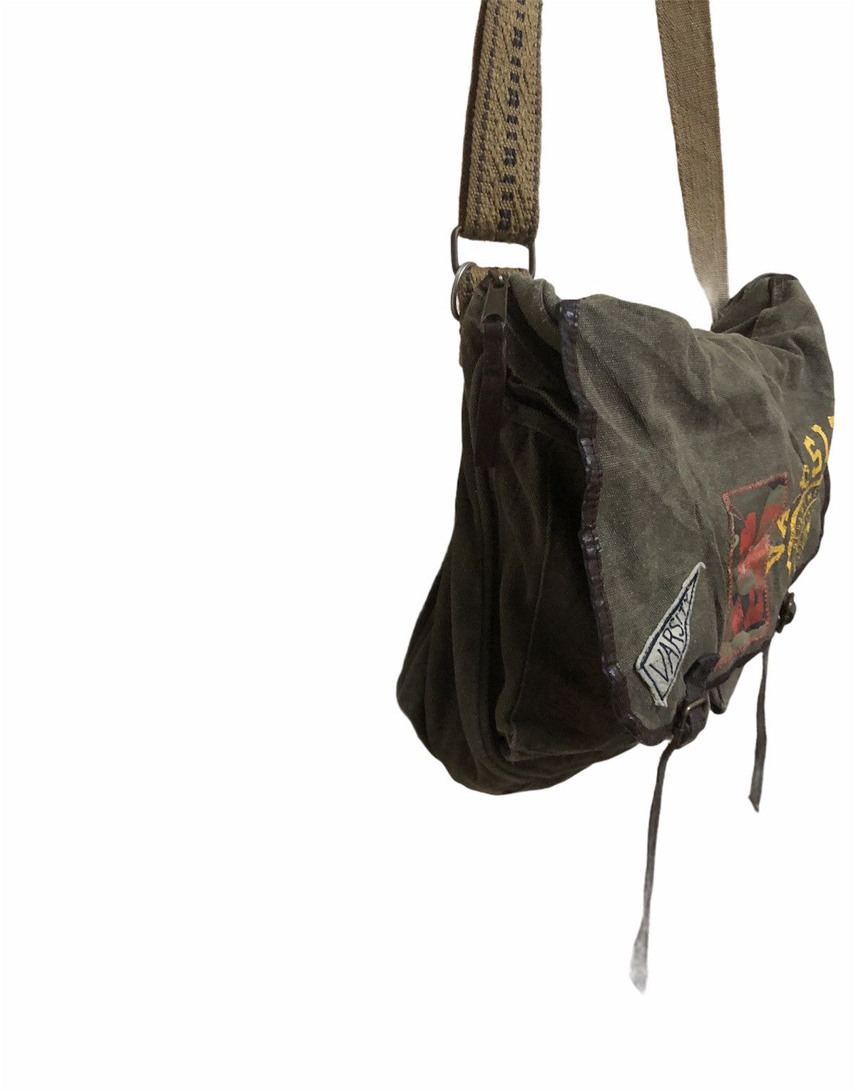 Gap × Vintage Vintage Varsity Sling Bag Khaki’s Design Size ONE SIZE - 4 Thumbnail